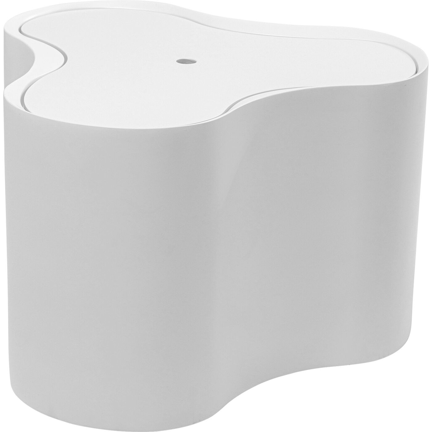 Стол приставной KARE x Karim Rashid Lotus White 35 см