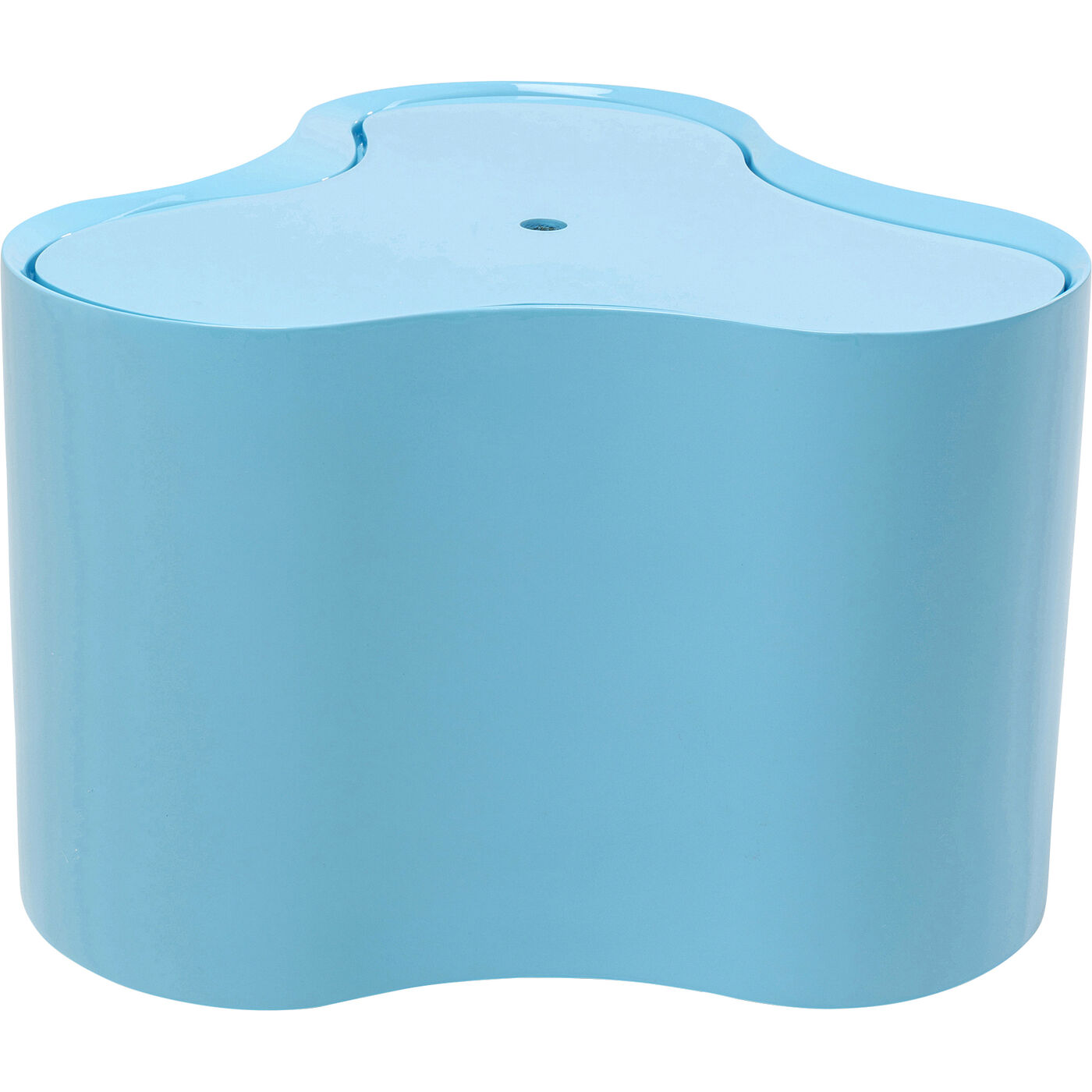 Стол приставной KARE x Karim Rashid Lotus Light Blue 30 см