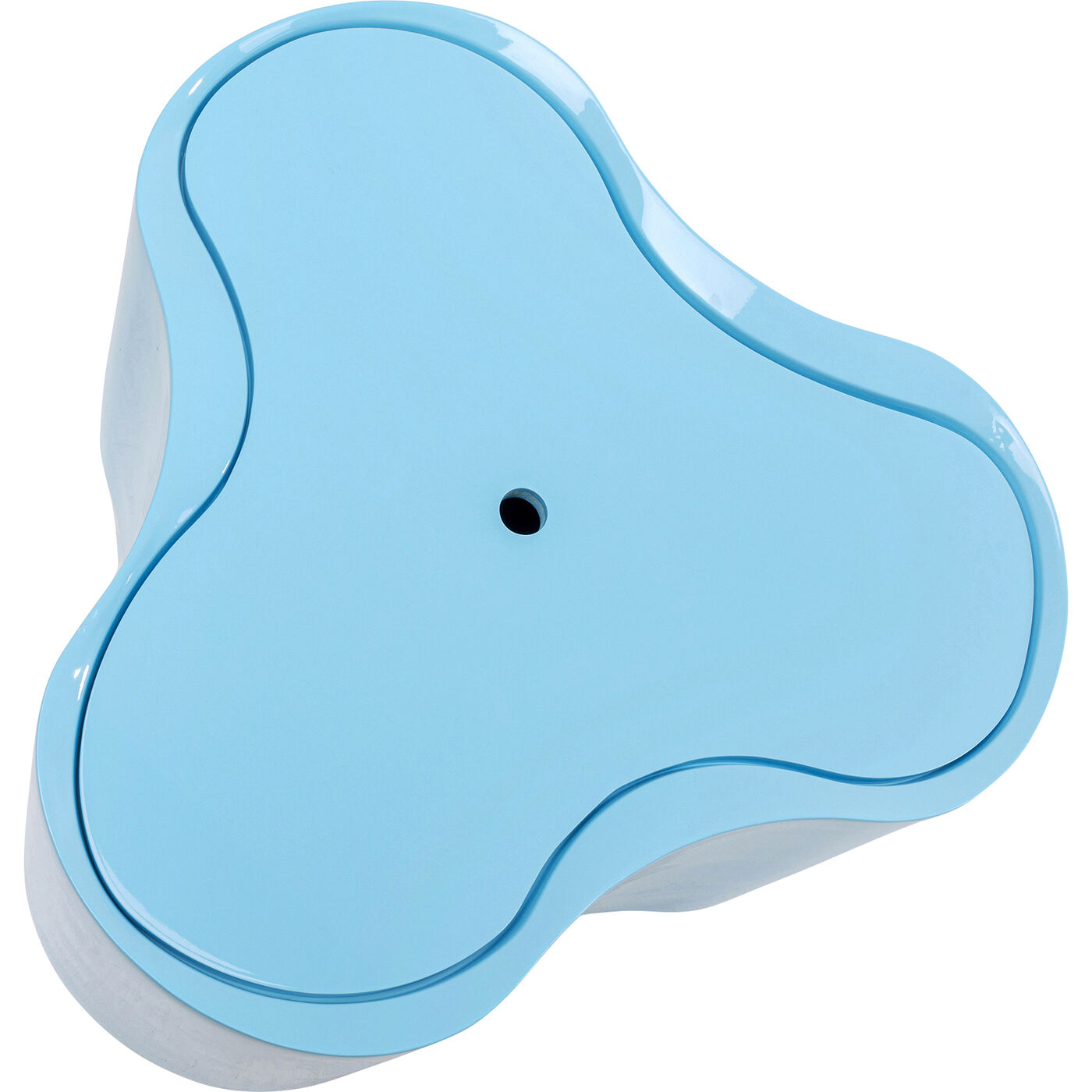 Стол приставной KARE x Karim Rashid Lotus Light Blue 30 см