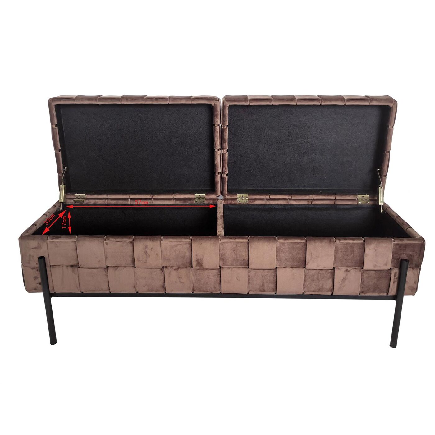 Скамья Weave Mocca 121cm