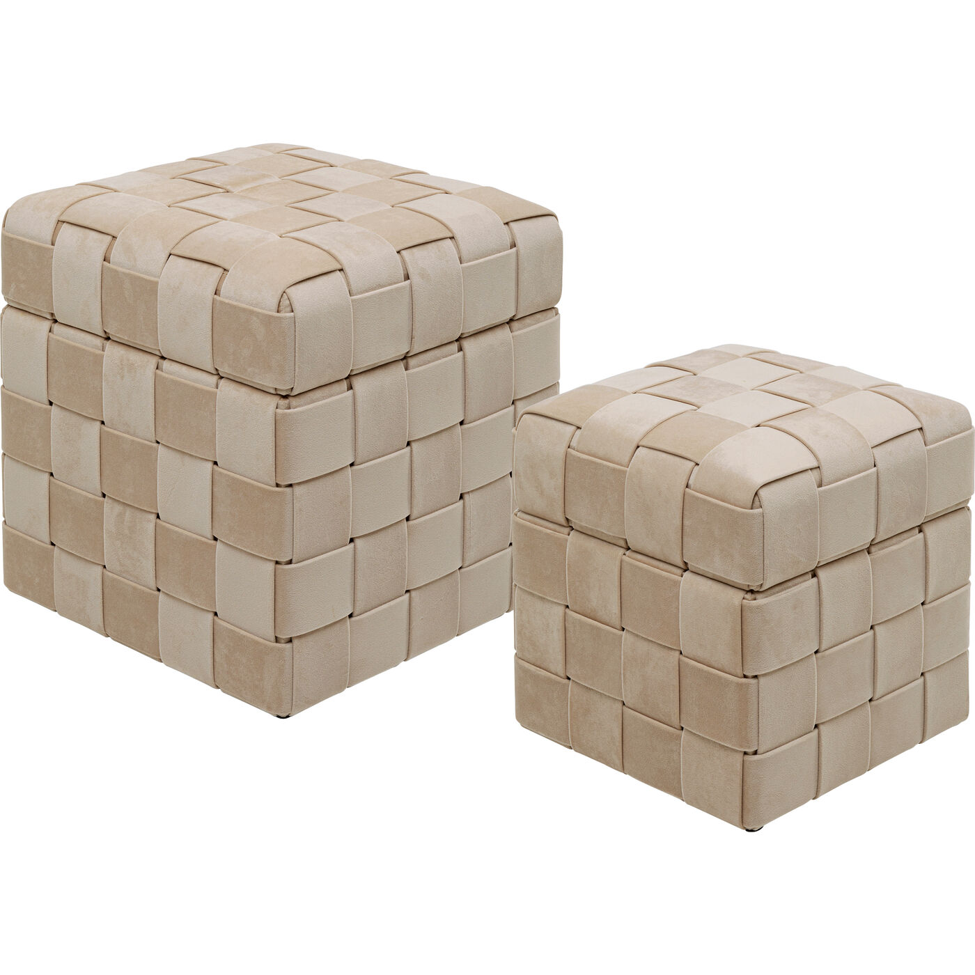 Пуф Weave Beige (2/Set)