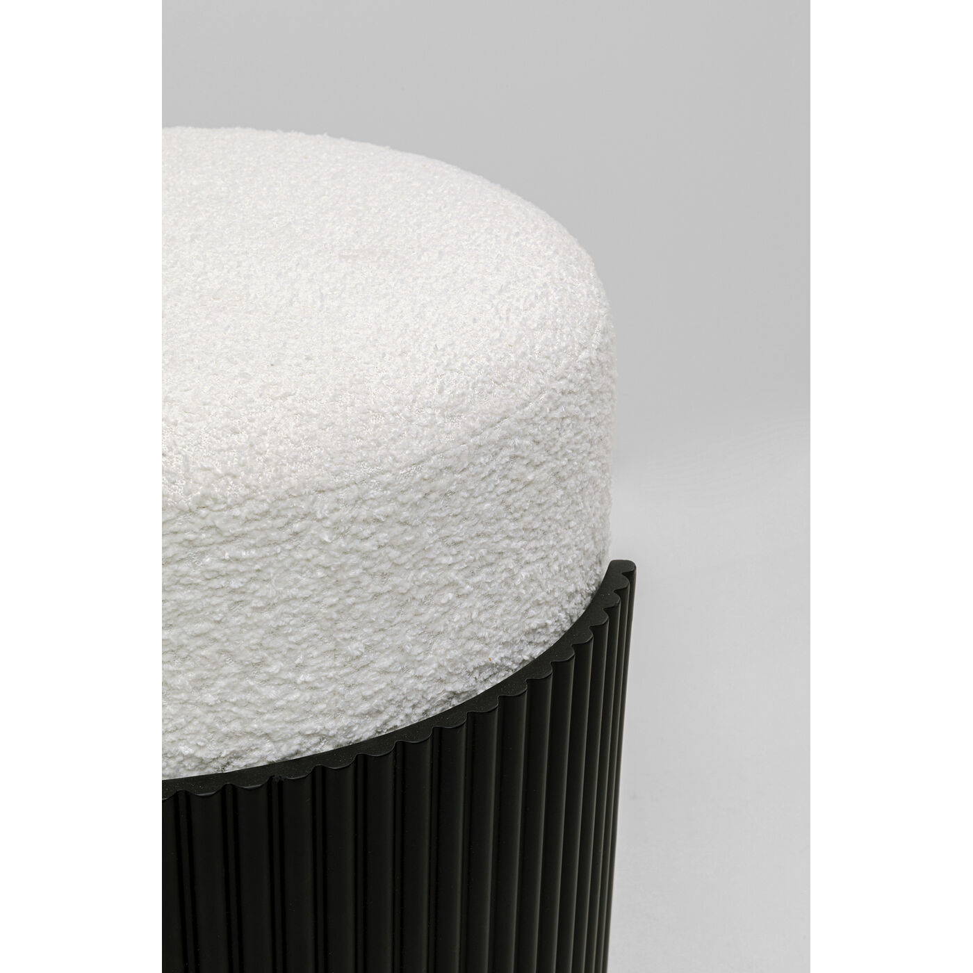 Пуф Samu Black Ø43cm