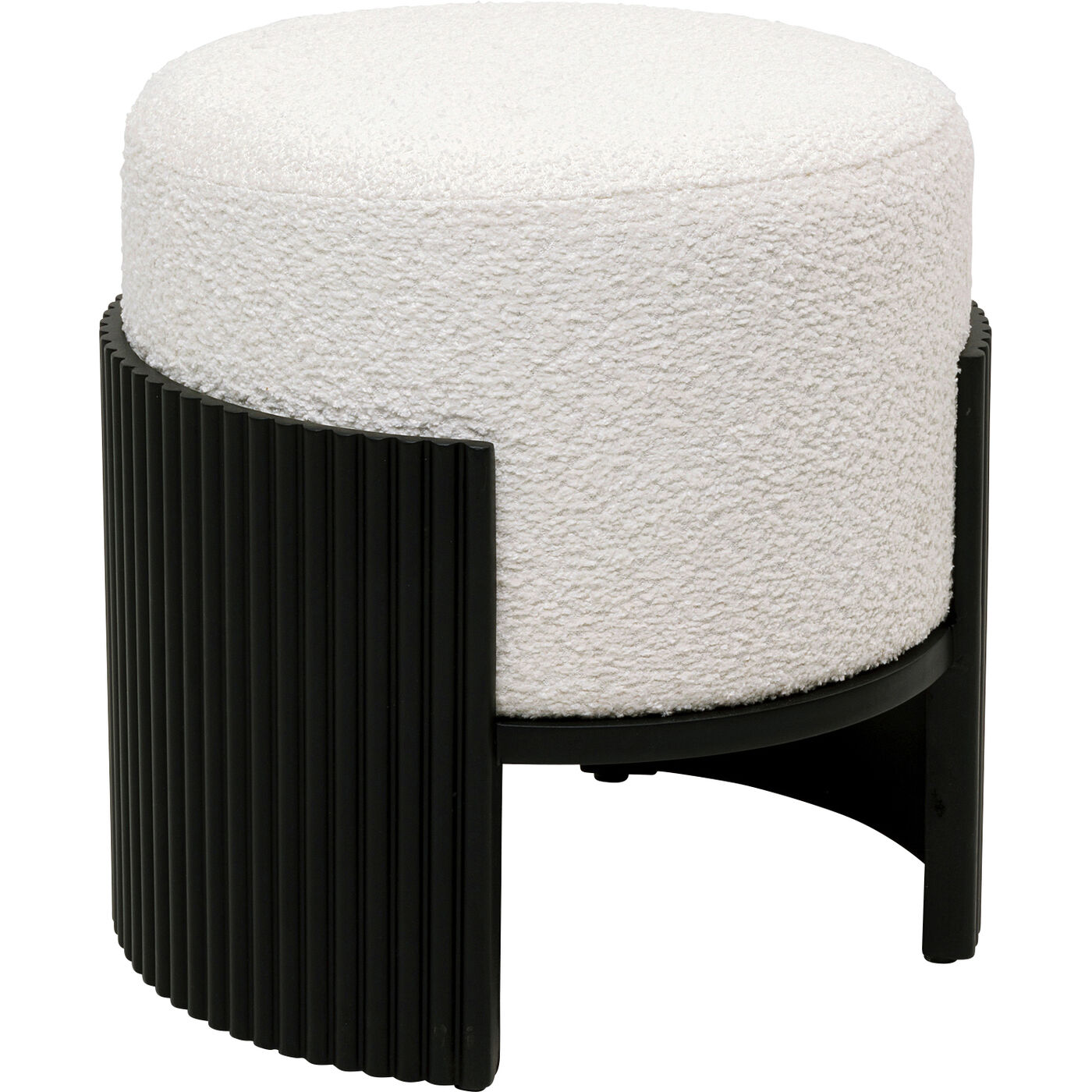 Пуф Samu Black Ø43cm