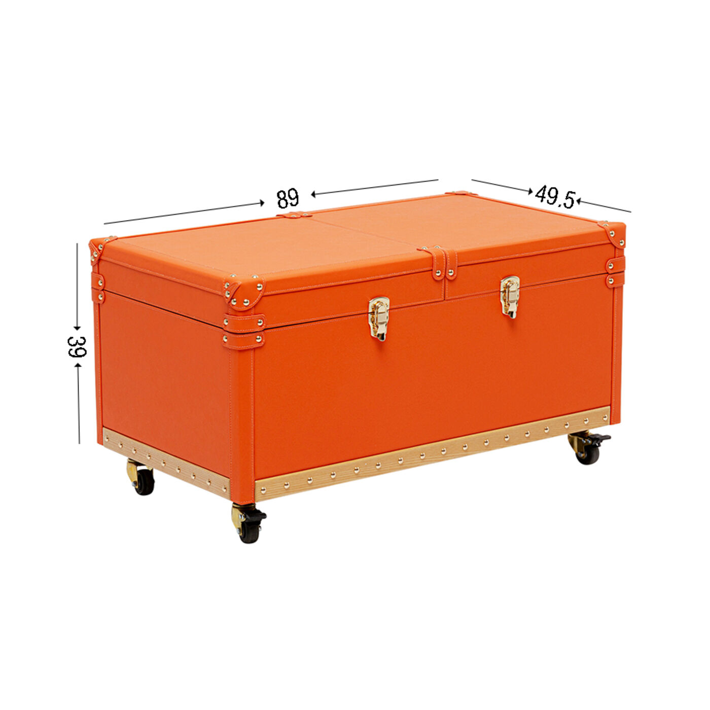 Стол кофейный Bar Monaco Orange 89x50cm