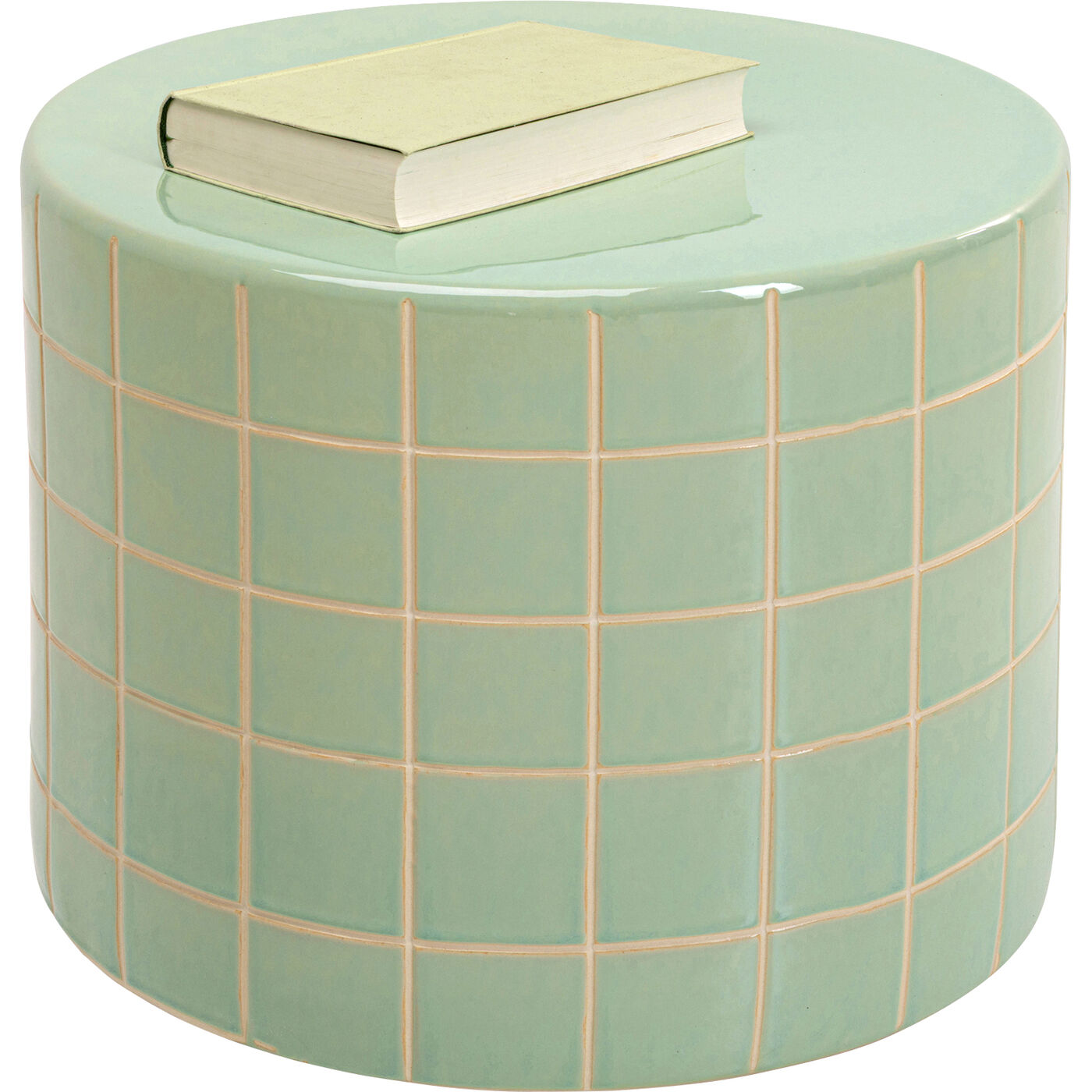 Стол приставной Bliss Tile Grün Ø42cm