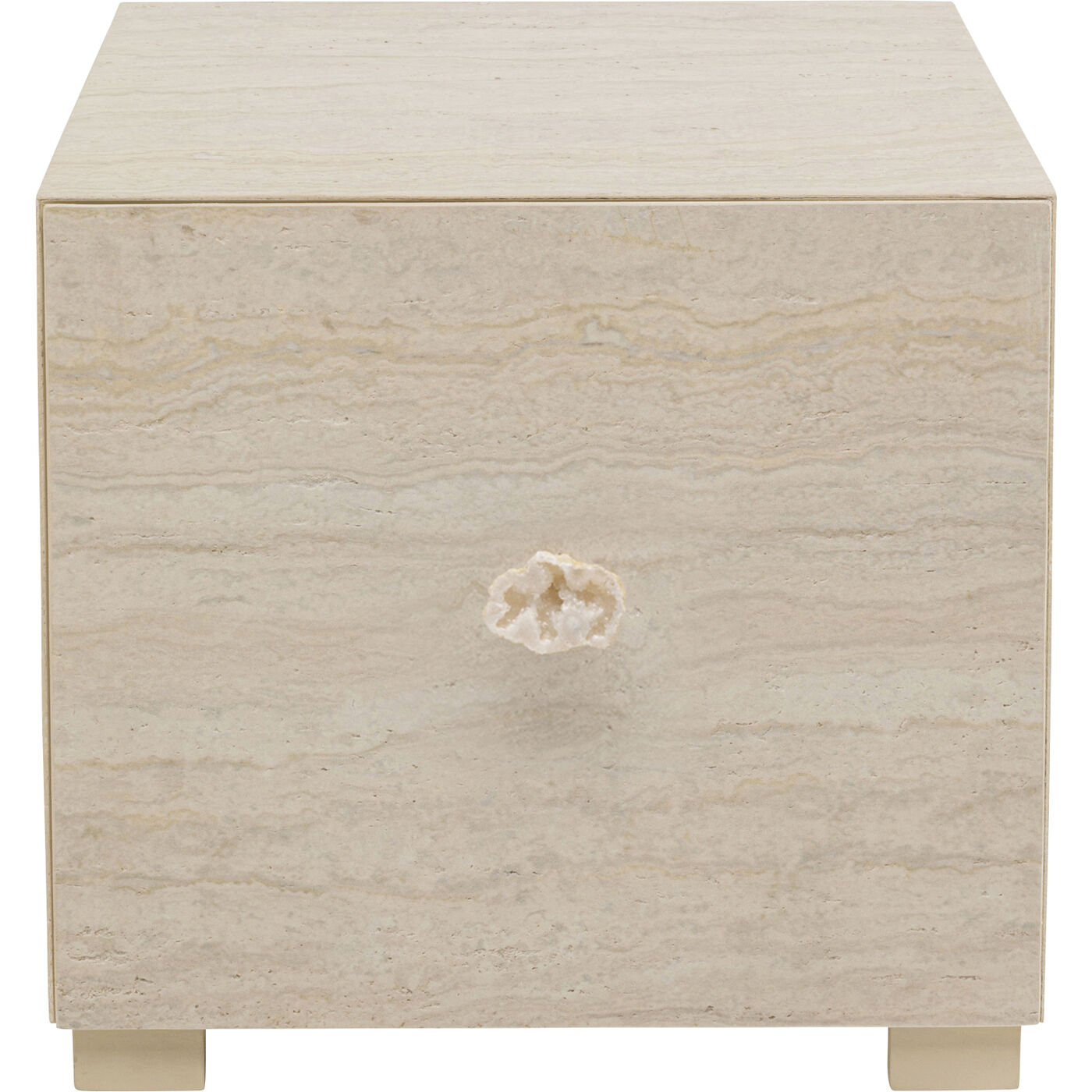 Стол приставной Travertino Drawer 45x45cm