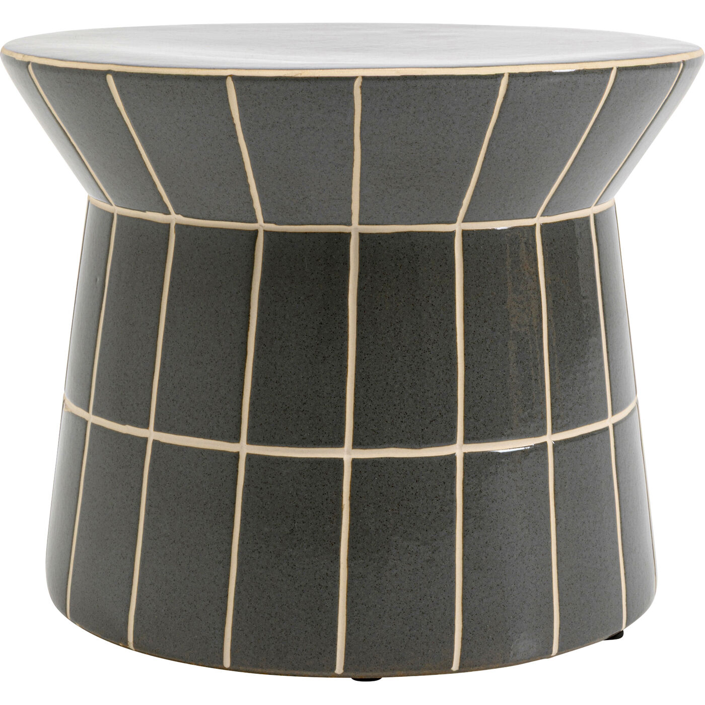 Стол приставной Bliss Tile Rim Blue Ø38cm