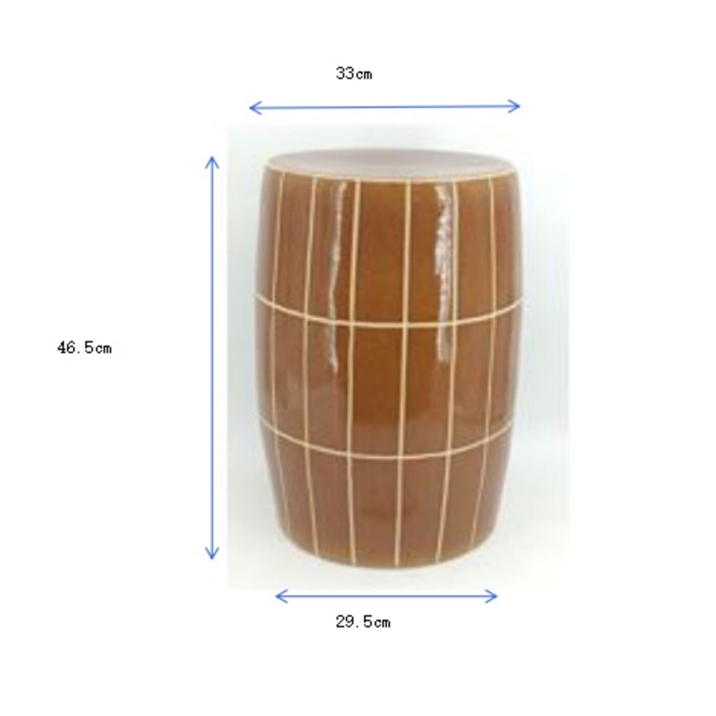 Стол приставной Bliss Tile Braun Ø33cm