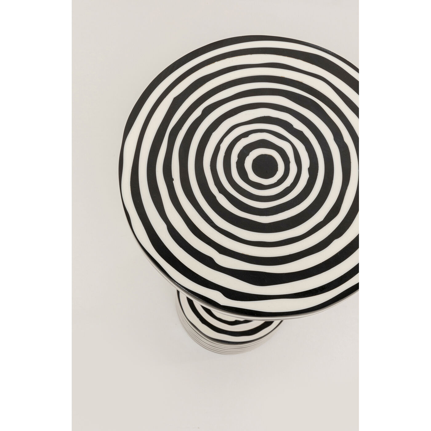 Стол приставной Domero Swirl Black Ø25cm