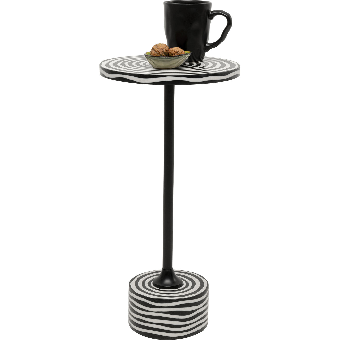 Стол приставной Domero Swirl Black Ø25cm