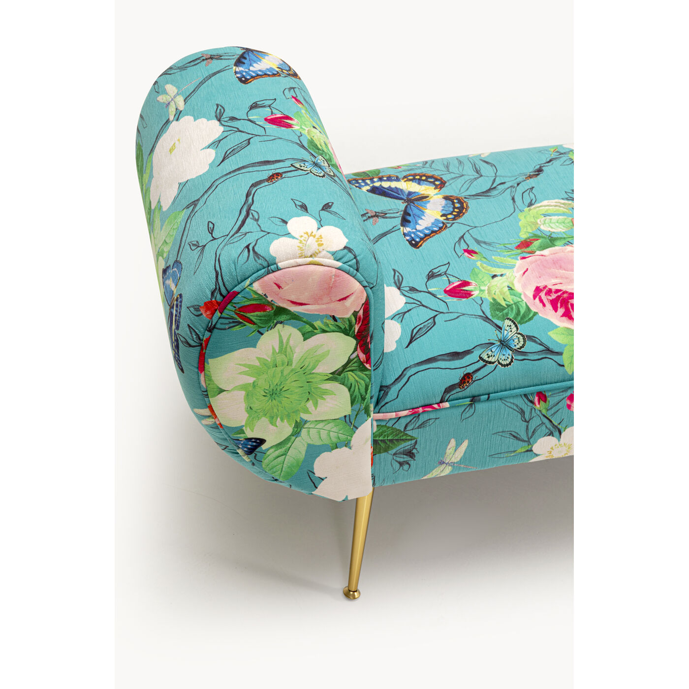 Скамья Trono Flower Fever Blue 140cm