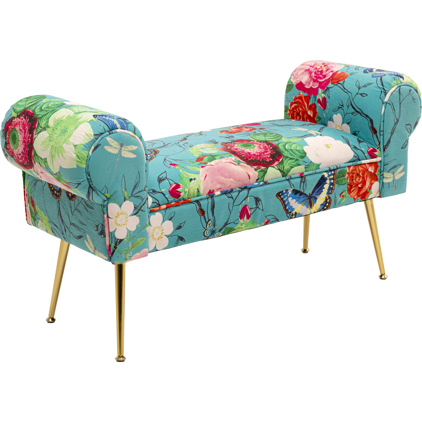 Скамья Wing Flower Fever Blau 100cm
