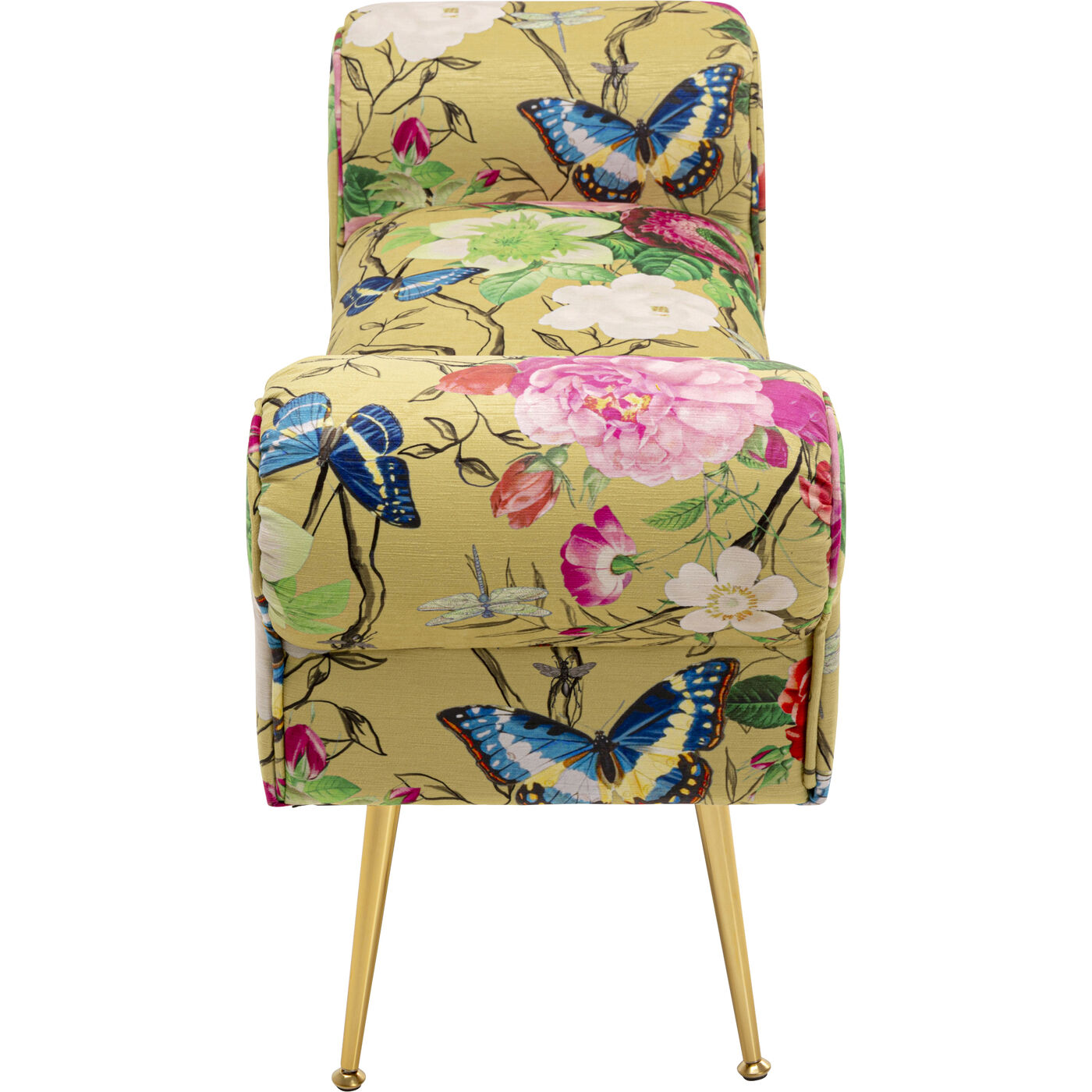 Скамья Wing Flower Fever Yellow 100cm