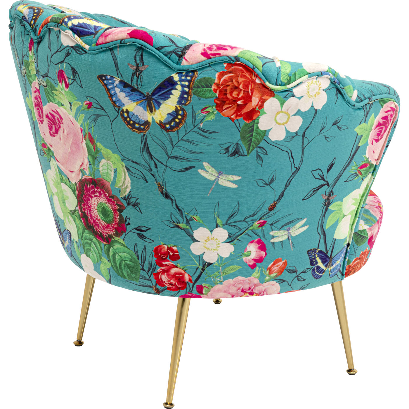 Кресло Water Lily Gold Flower Fever Blue