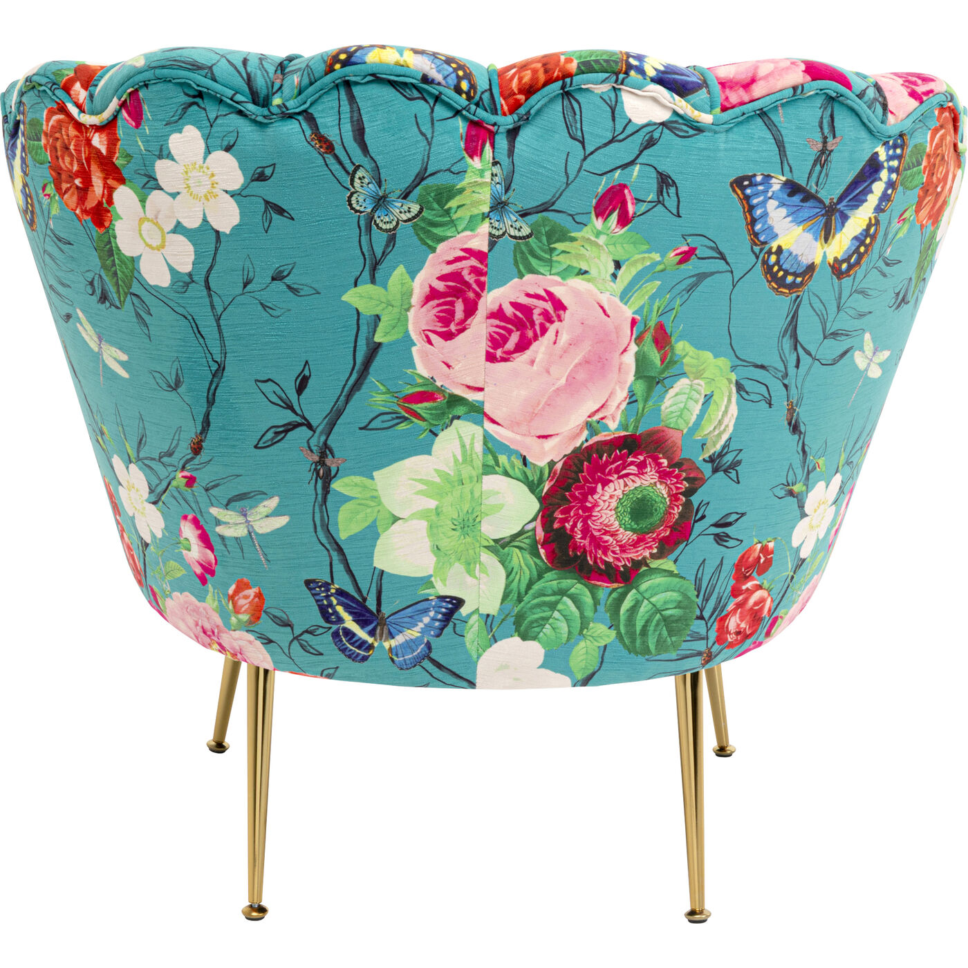 Кресло Water Lily Gold Flower Fever Blue