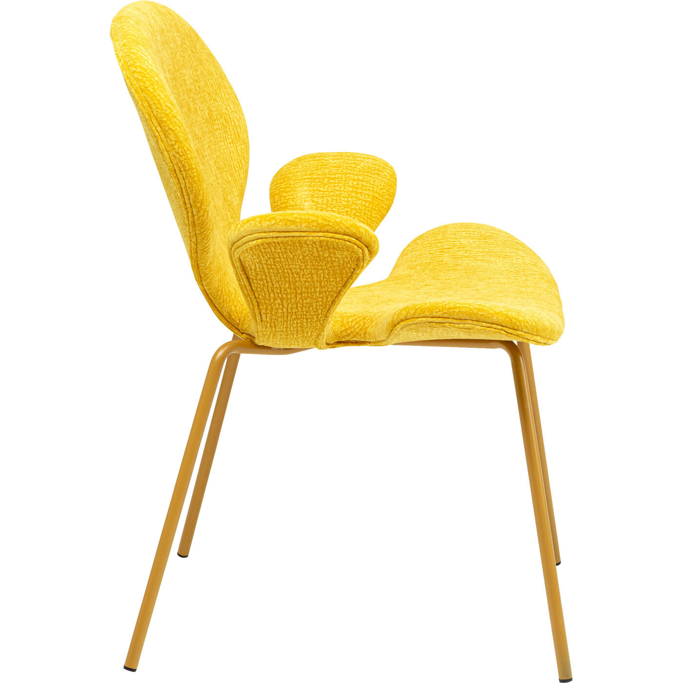 Стул с подлокотниками Soft Petal Yellow Mono
