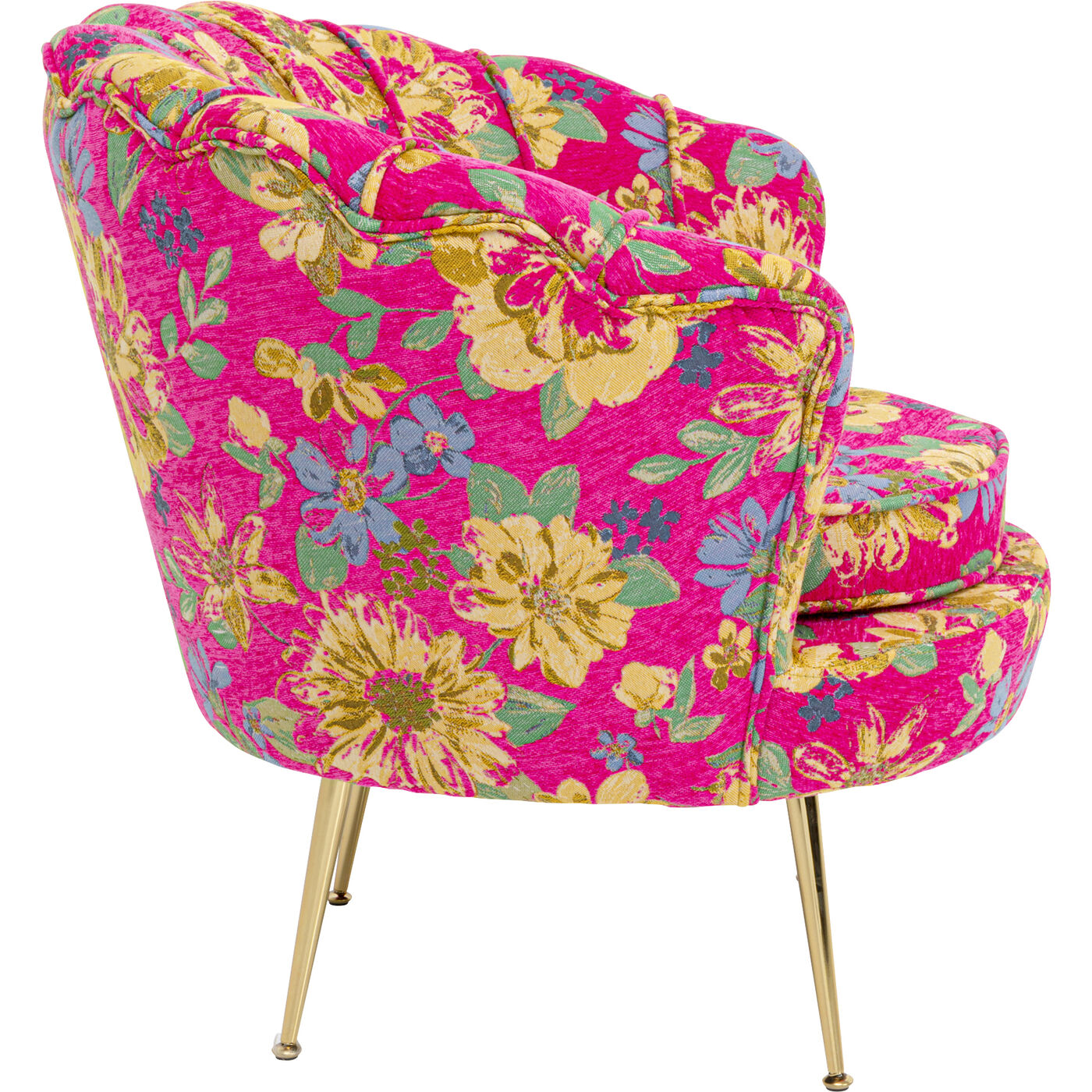 Кресло Water Lily Gold Flower Fever Pink