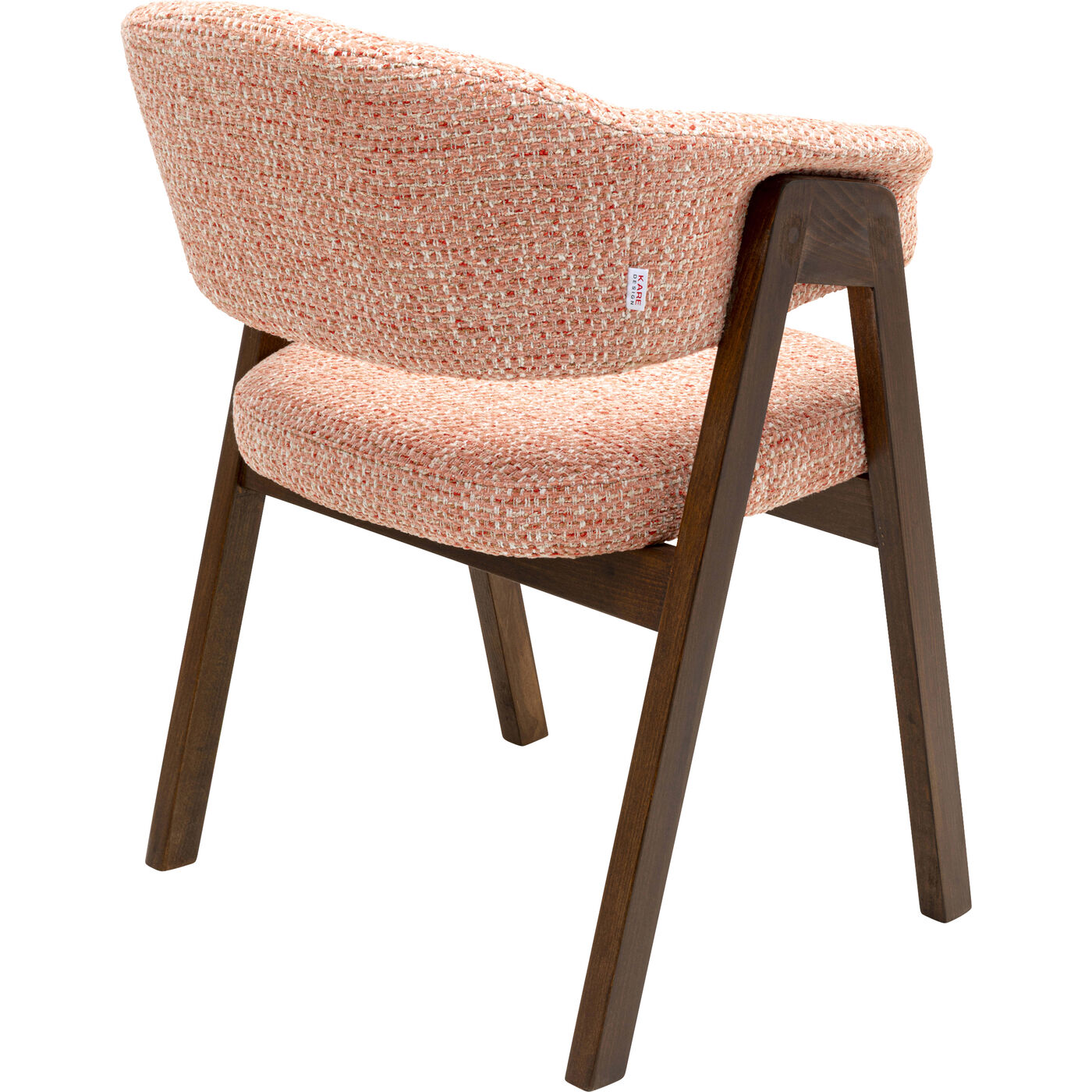 Стул с подлокотниками Jonte Boucle Coral