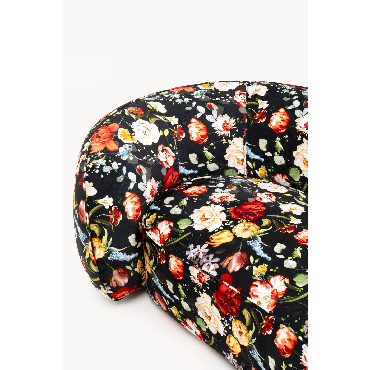Диван Wonder Flowers Schwarz 250cm
