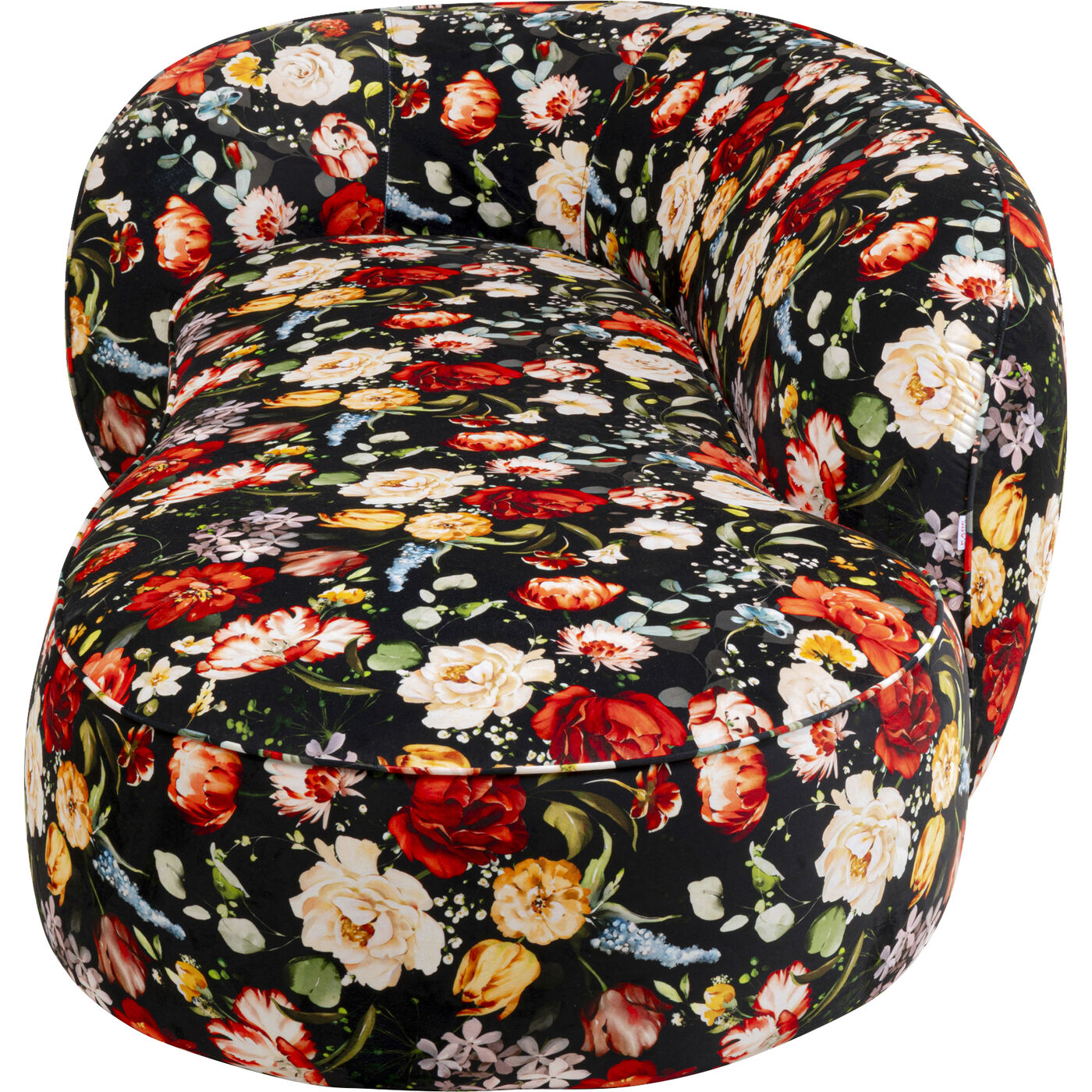 Диван Wonder Flowers Schwarz 250cm