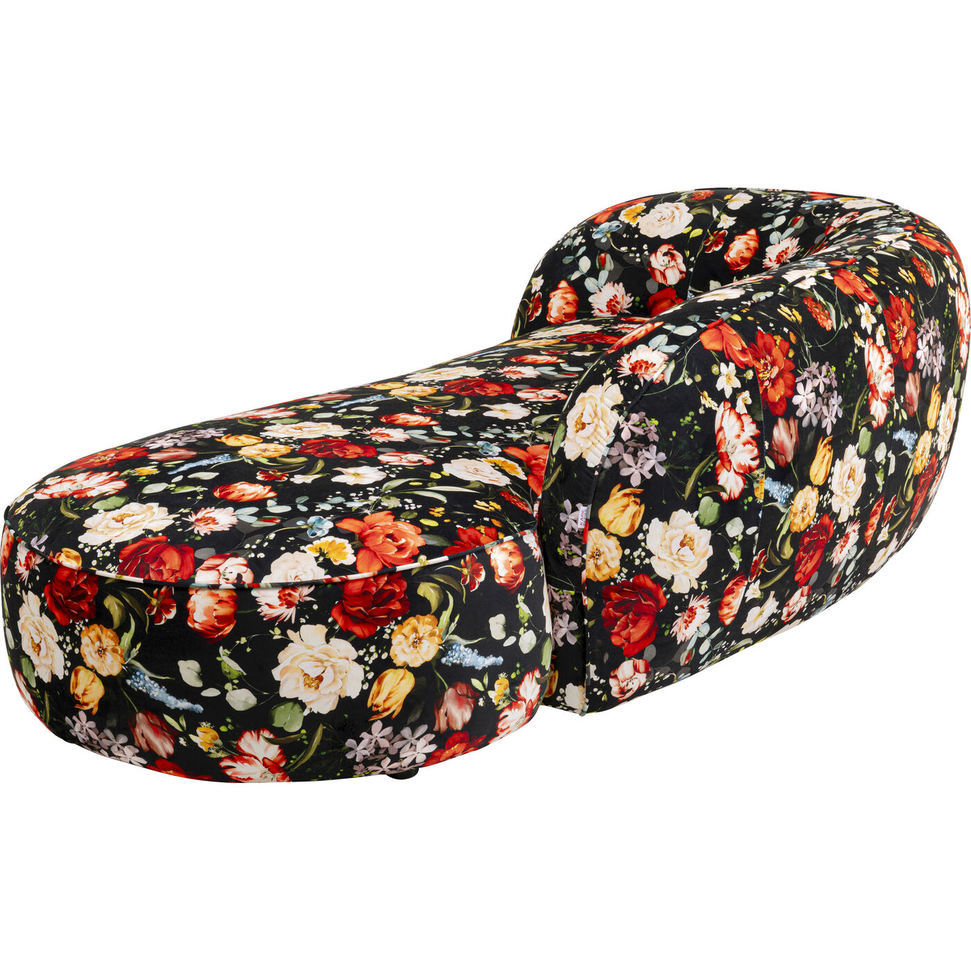 Диван Wonder Flowers Schwarz 250cm