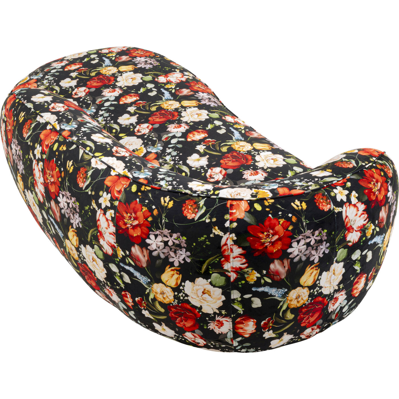 Диван Wonder Flowers Schwarz 250cm