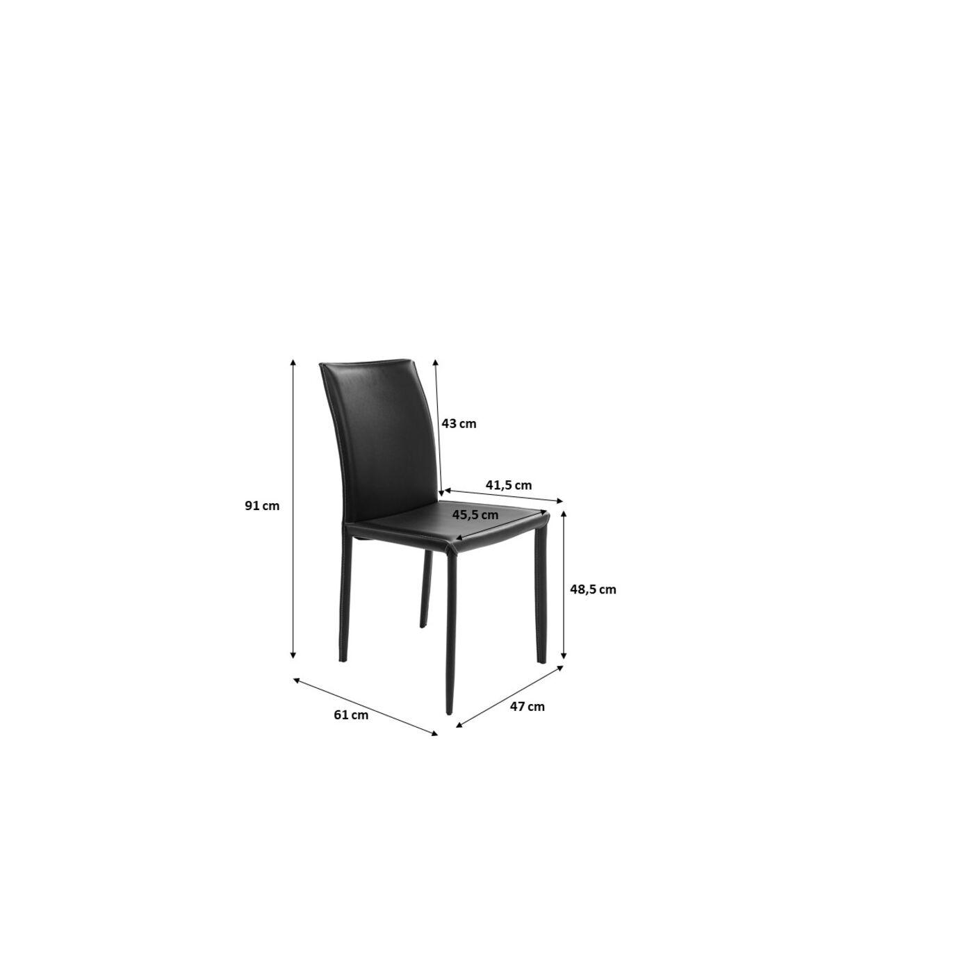 Стул Milano Black