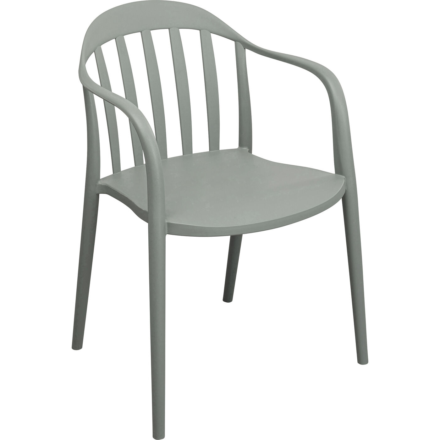 Стул с подлокотниками Flores Grey Green