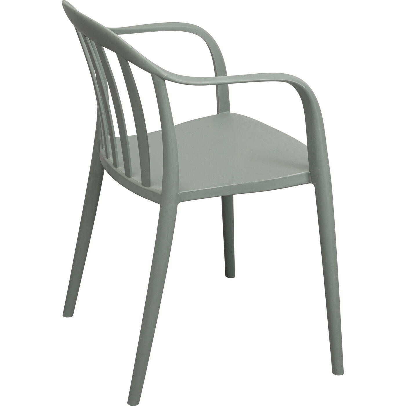 Стул с подлокотниками Flores Grey Green