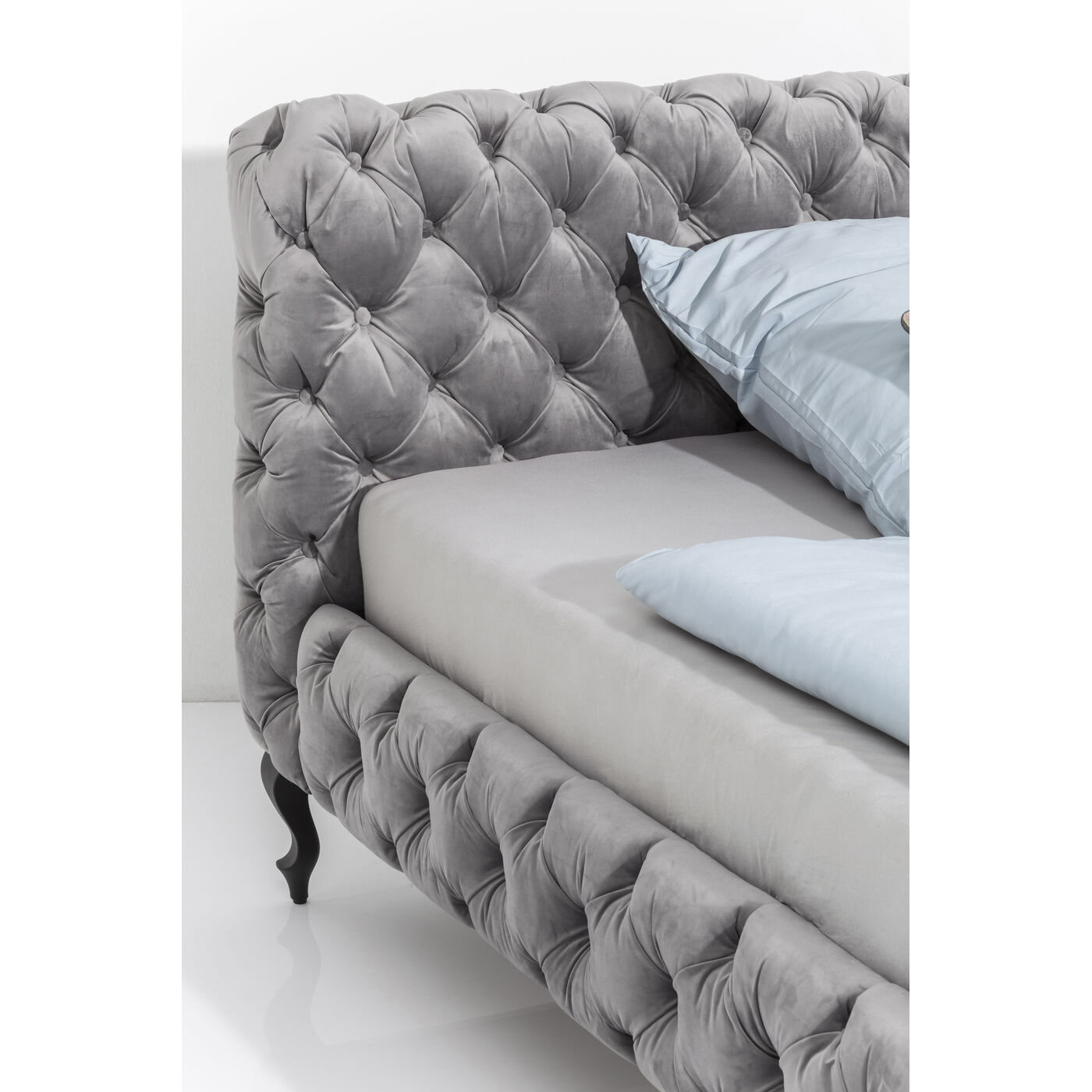 Каркас кровати Velvet Silver Grey 200x200 см