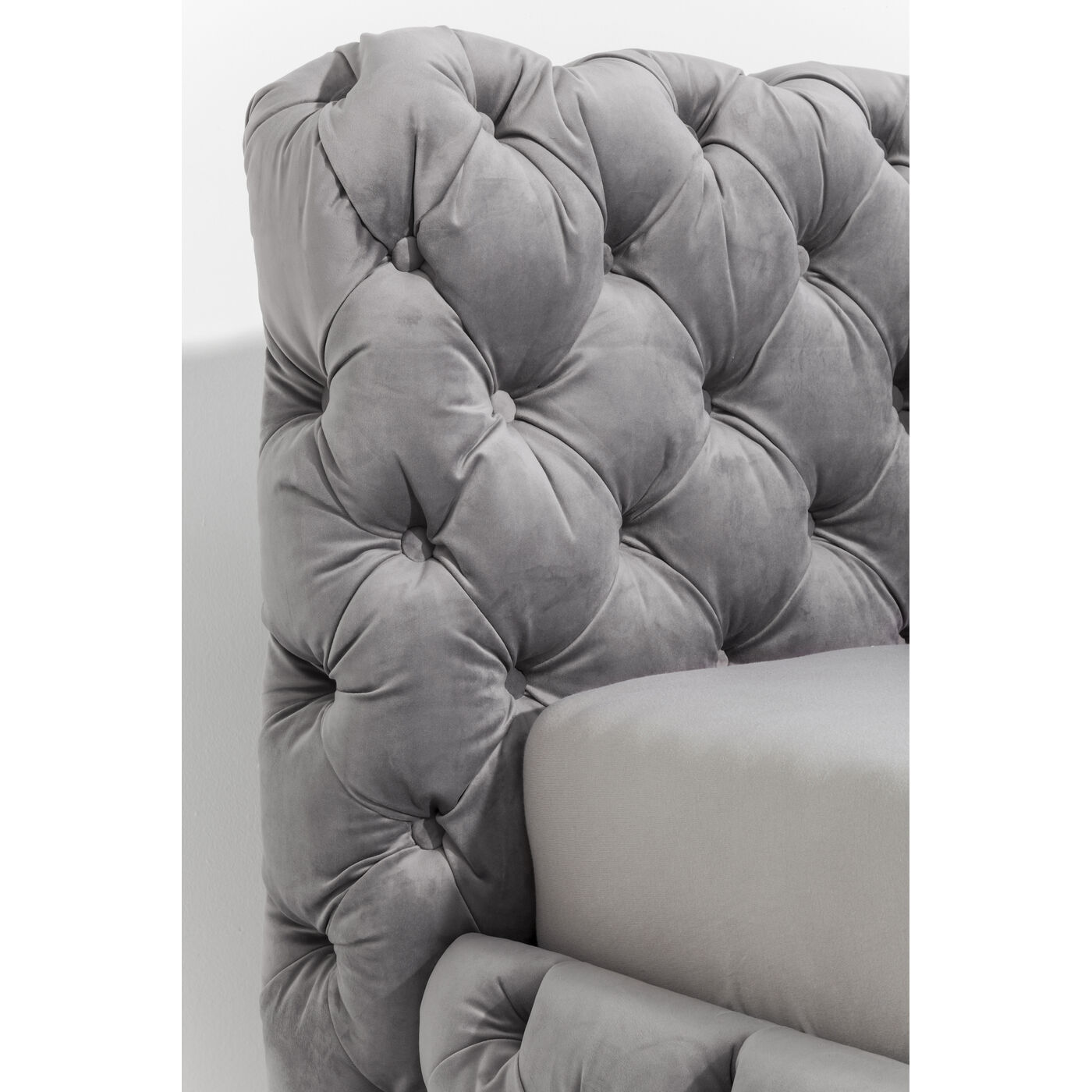 Каркас кровати Velvet Silver Grey 180x200 см
