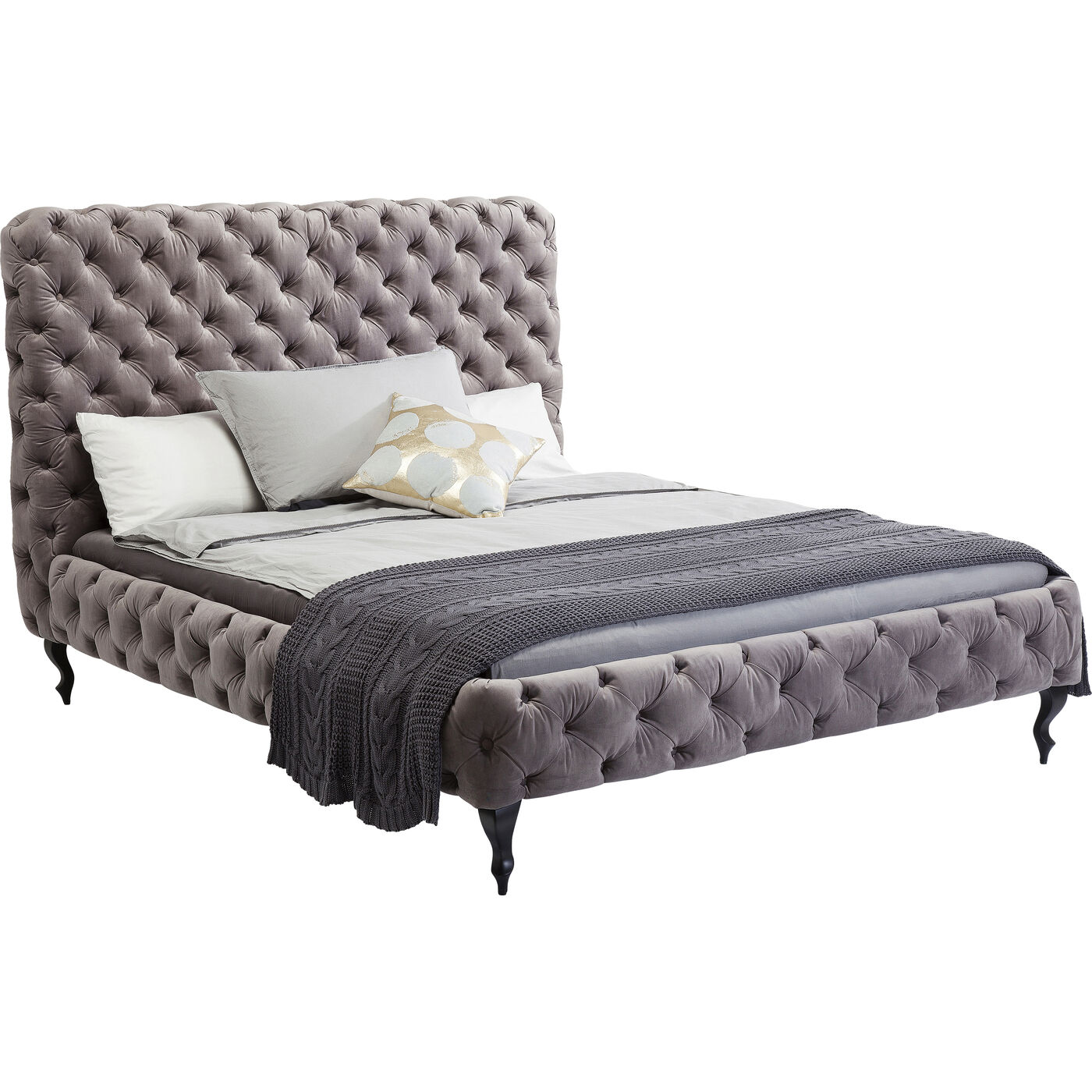 Кровать (каркас) Desire Silver Grey High 180x200 см