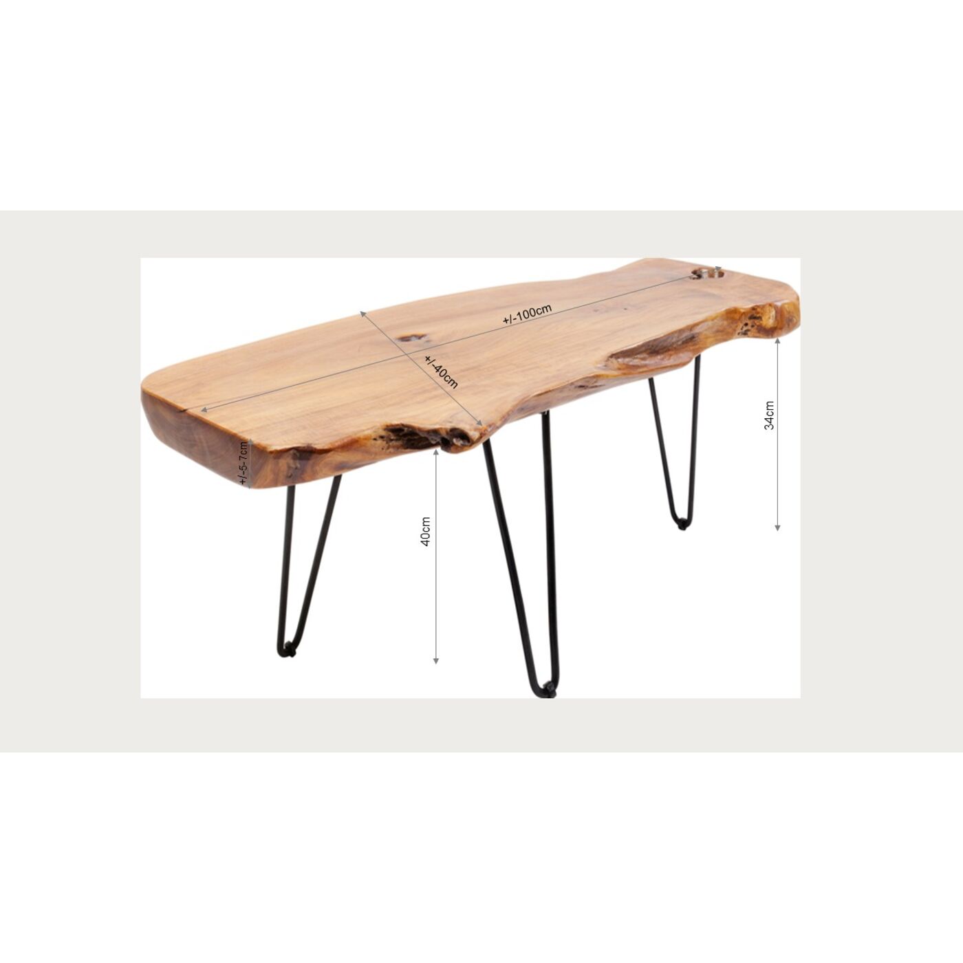 Стол кофейный Aspen 106x41 см