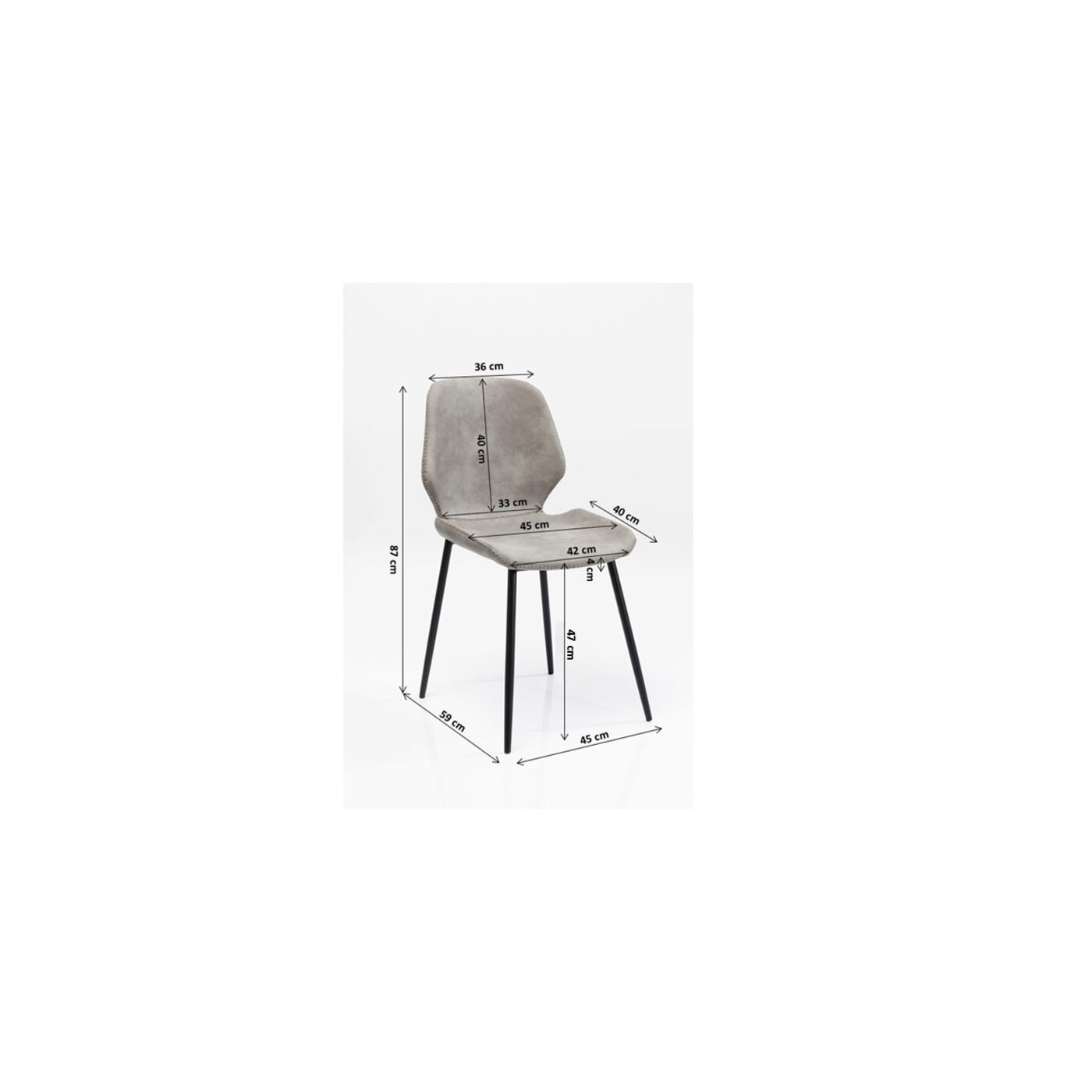 Стул Honey Moon Grey