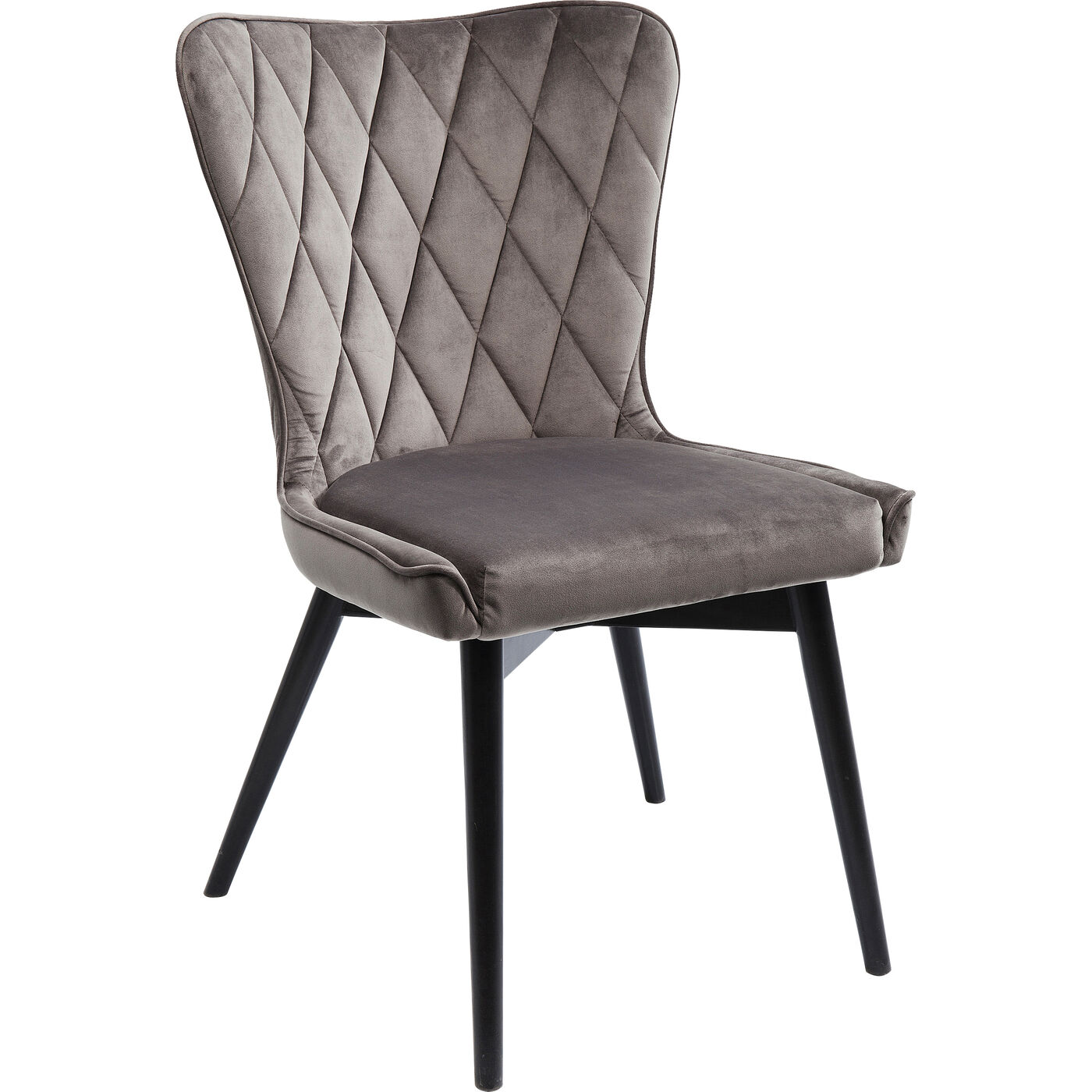 Стул Black Marshall Velvet Grey