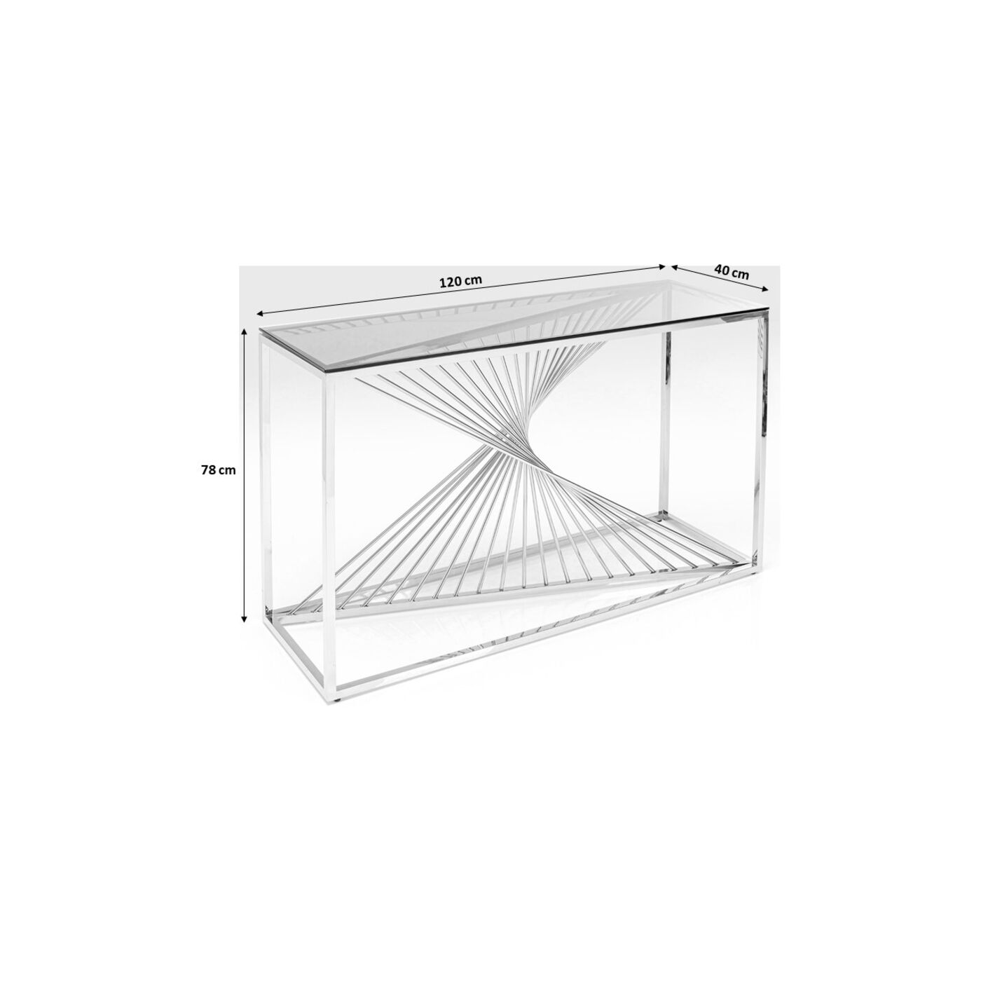 Консоль Laser Gold 120x40 см