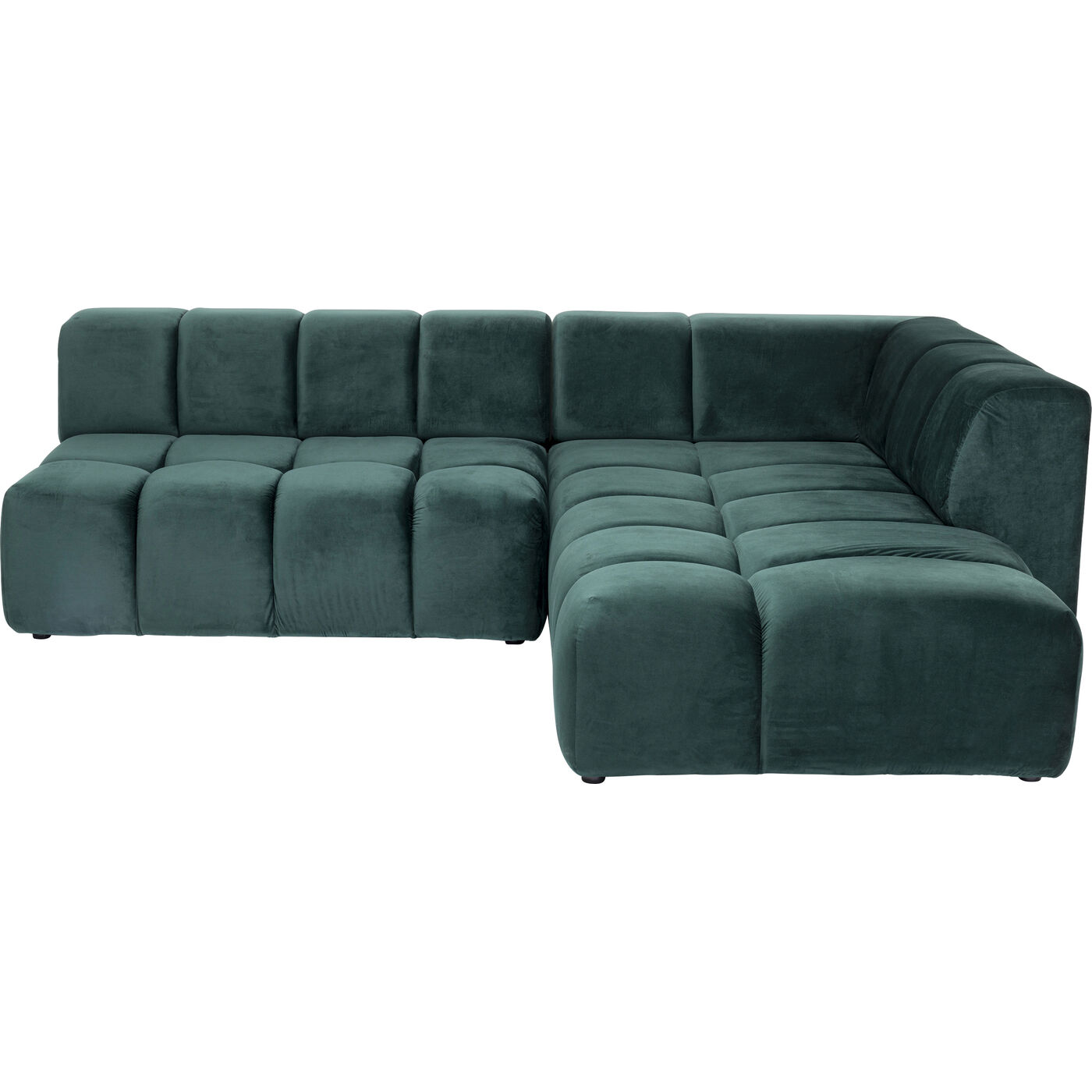 Диван угловой Belami Velvet Dark Green Right 265 см