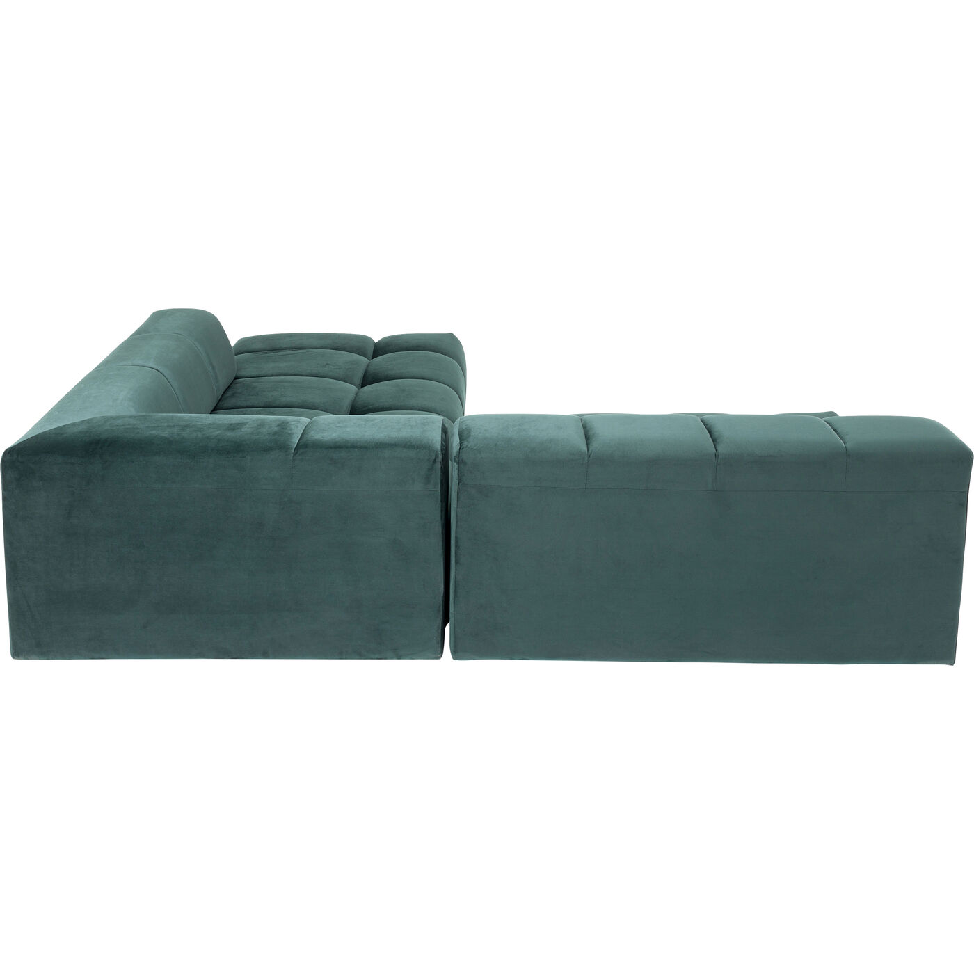 Диван угловой Belami Velvet Dark Green Right 265 см