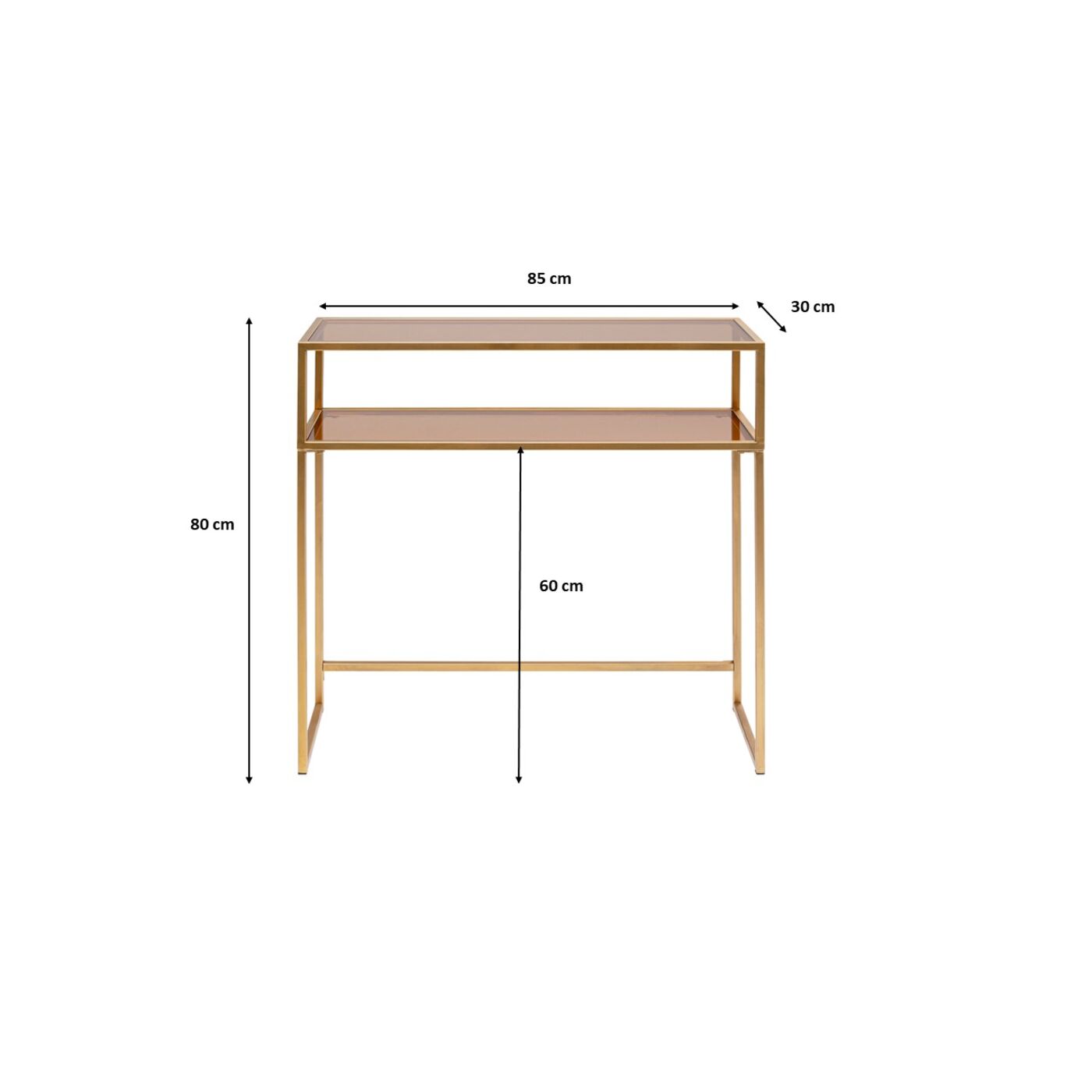 Консоль Loft Gold 85x80 см