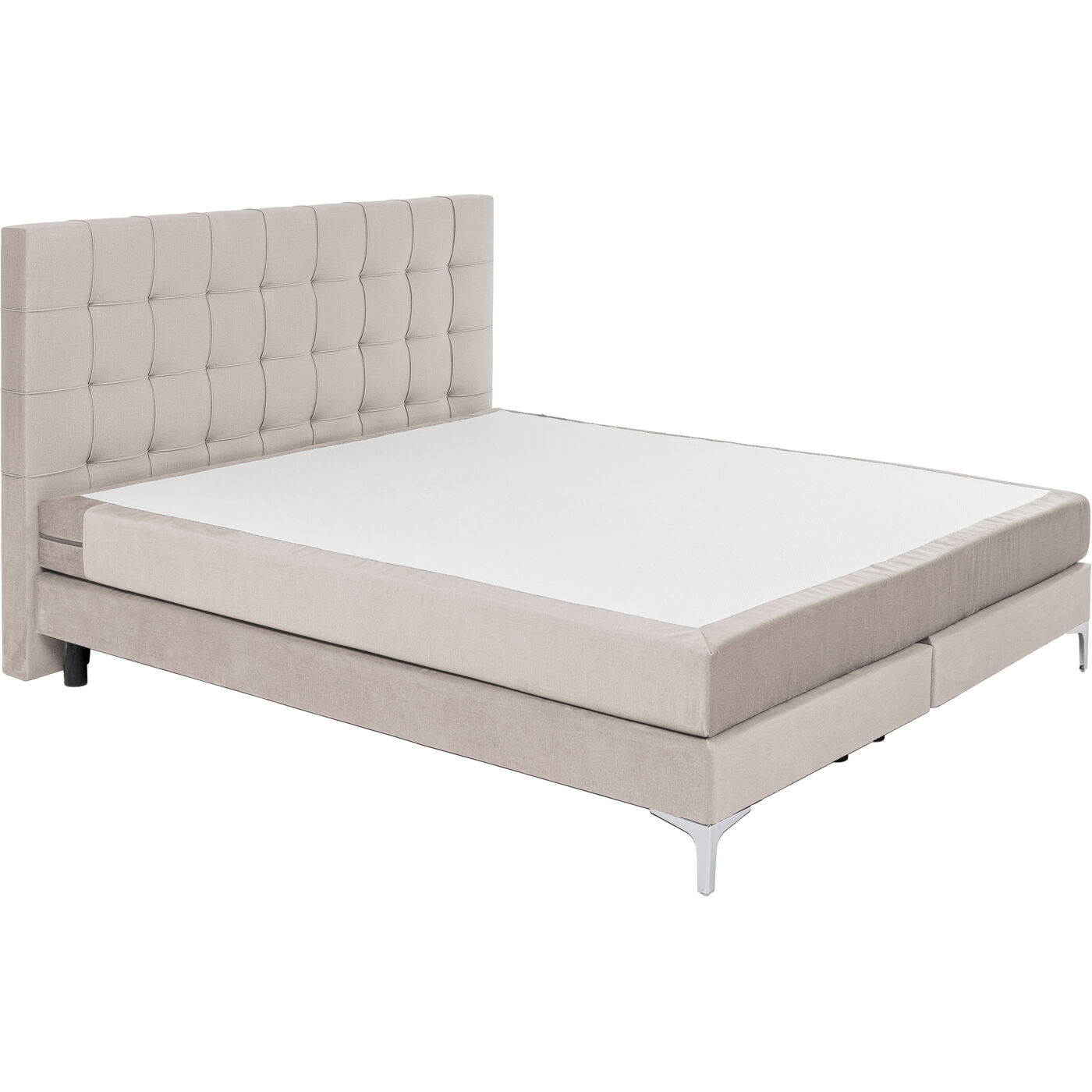 Кровать Boxspring с пружинным матрасом Benito Star Cream 160x200 см