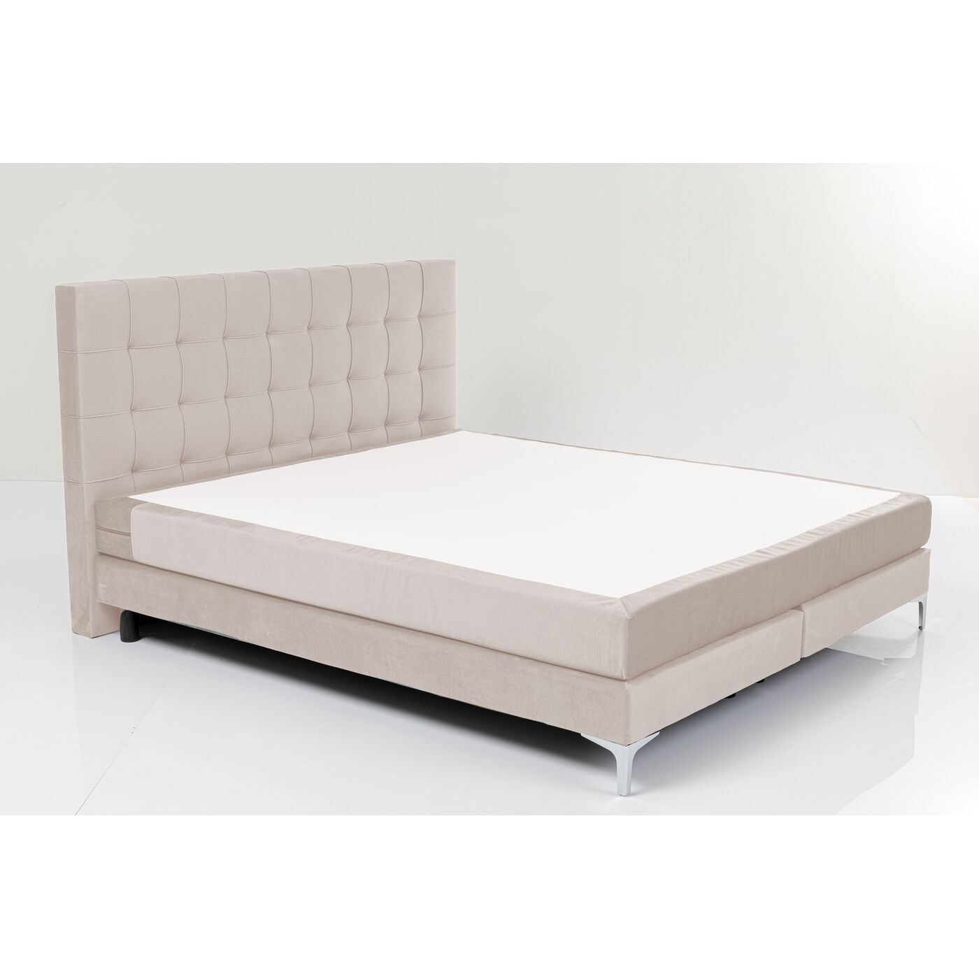 Кровать Boxspring с пружинным матрасом Benito Star Cream 180x200 см