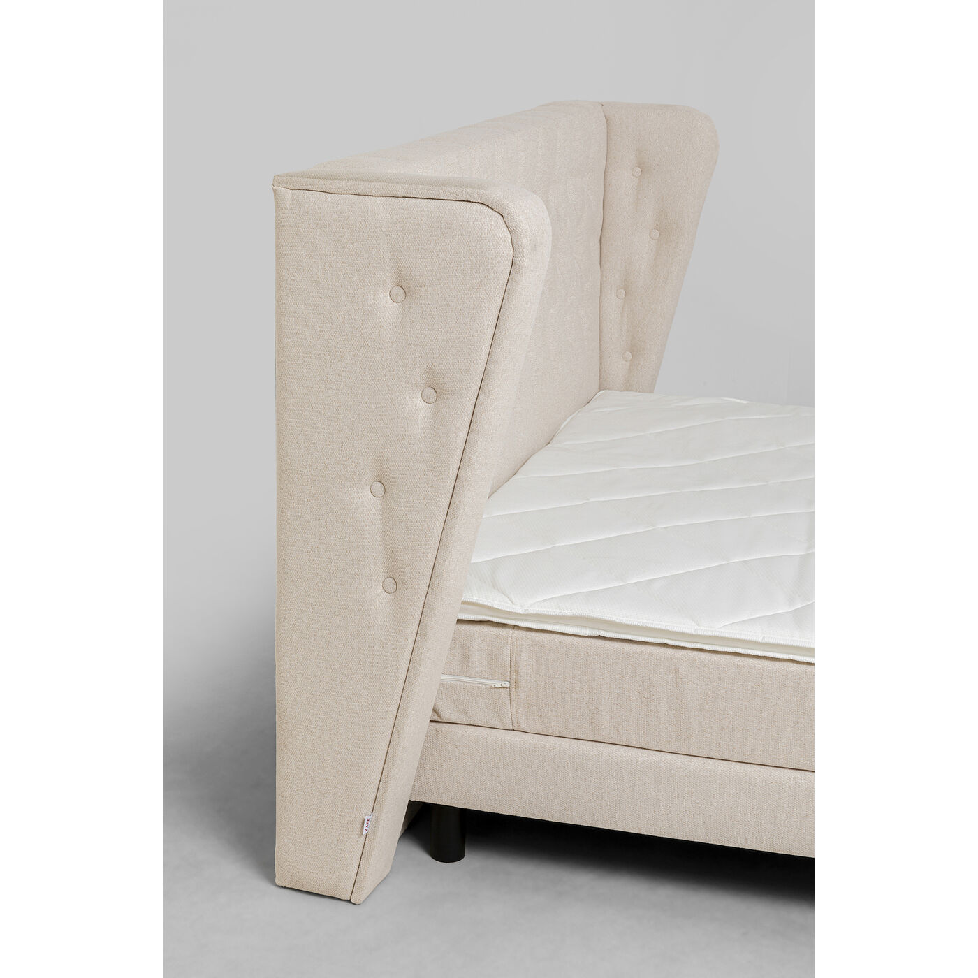 Кровать Boxspring с пружинным матрасом Benito Moon Cream 160x200 см