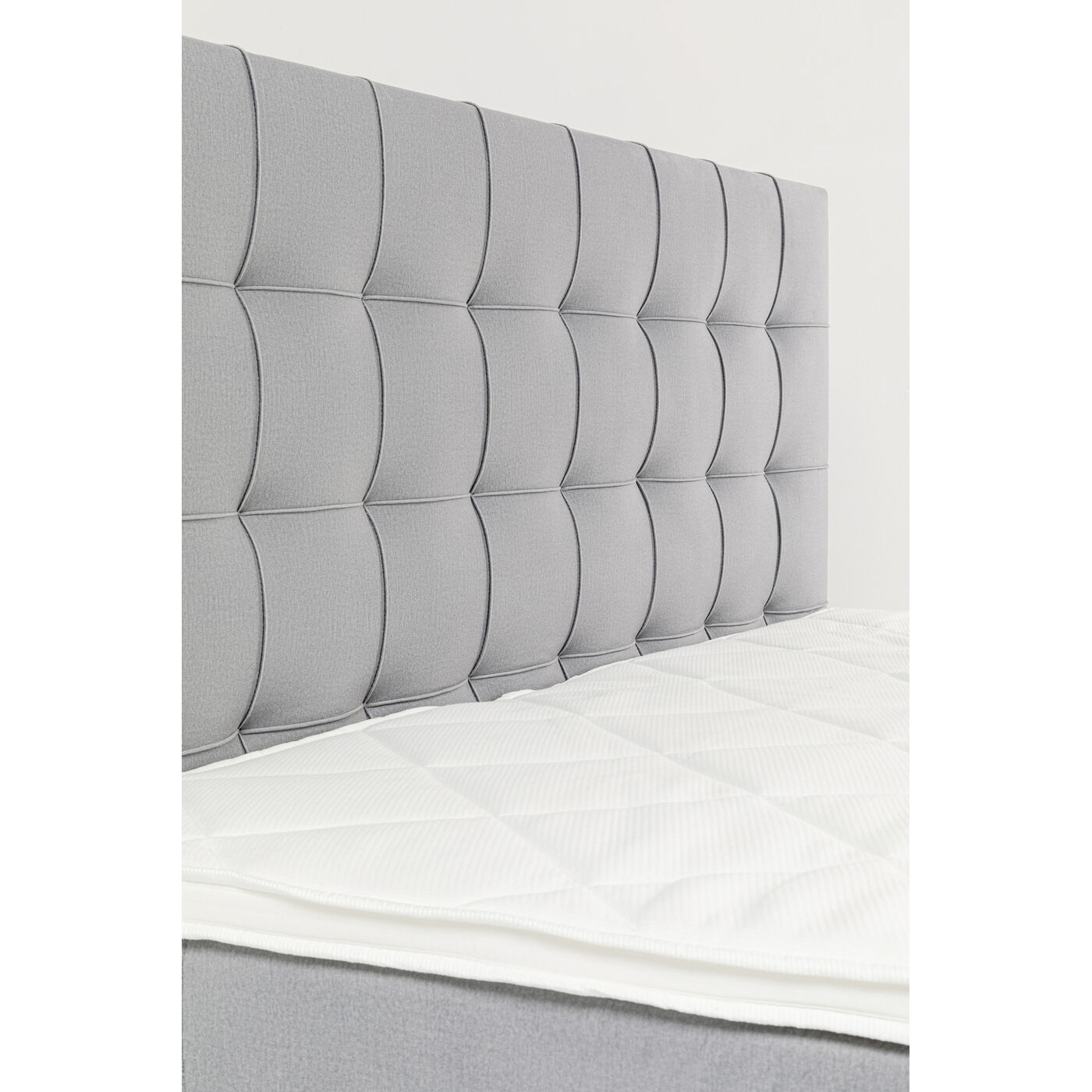 Кровать Boxspring с пружинным матрасом Benito Star Grey 180x200 см