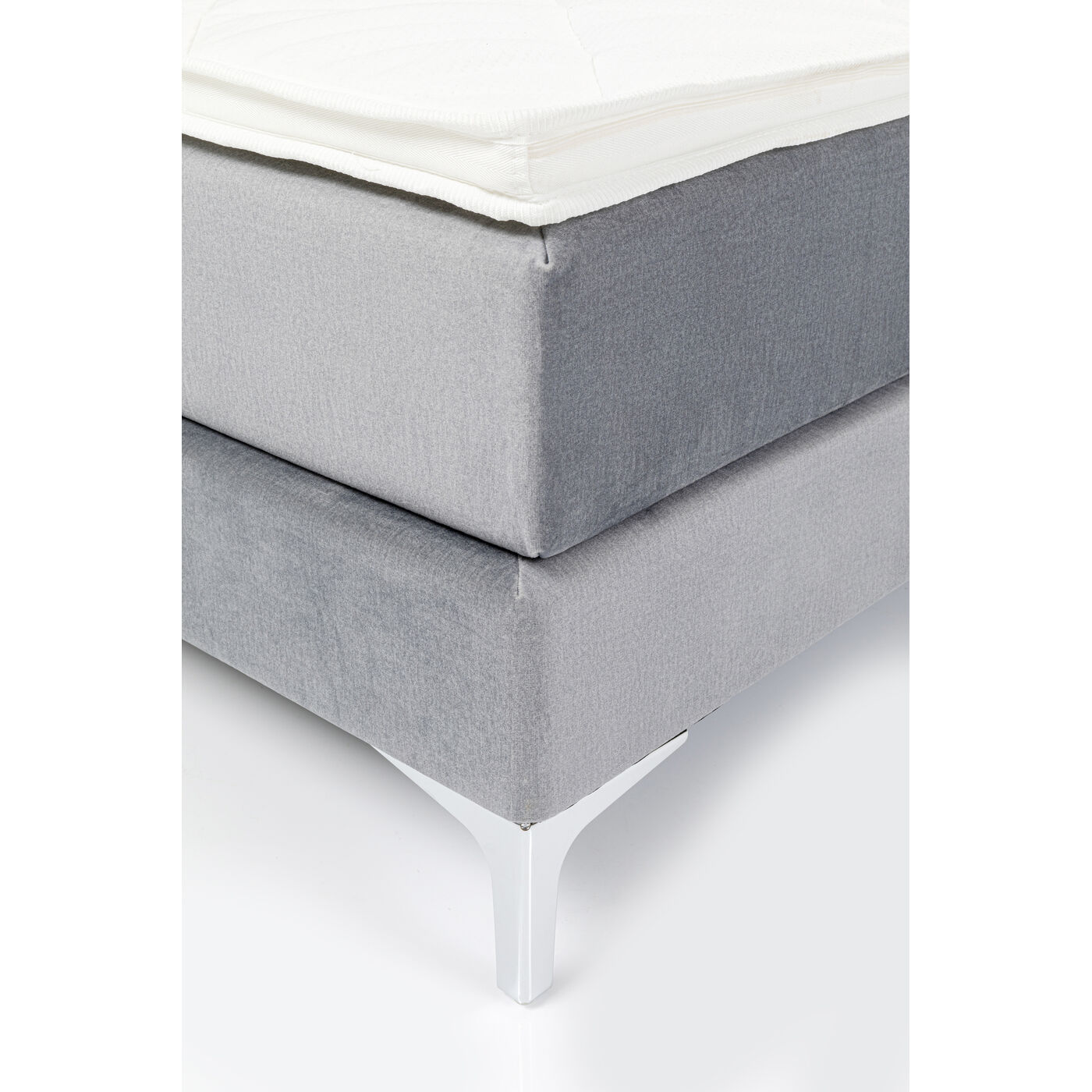 Кровать Boxspring с пружинным матрасом Benito Star Grey 180x200 см