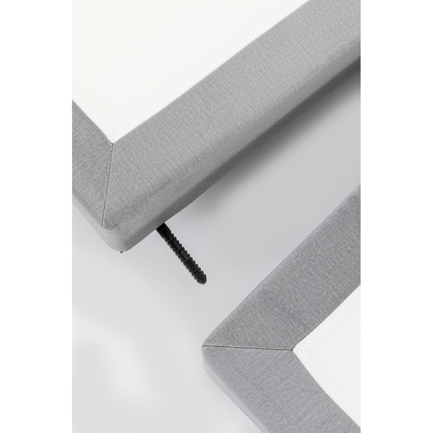 Кровать Boxspring с пружинным матрасом Benito Star Grey 180x200 см