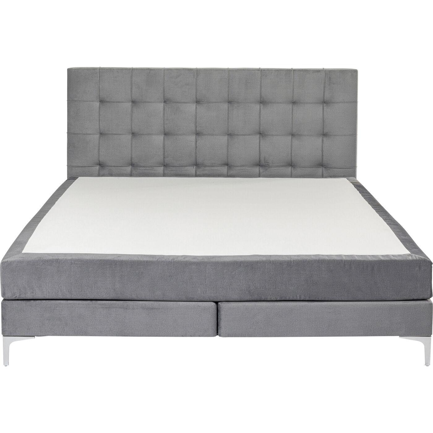 Кровать Boxspring с пружинным матрасом Benito Star Grey 180x200 см