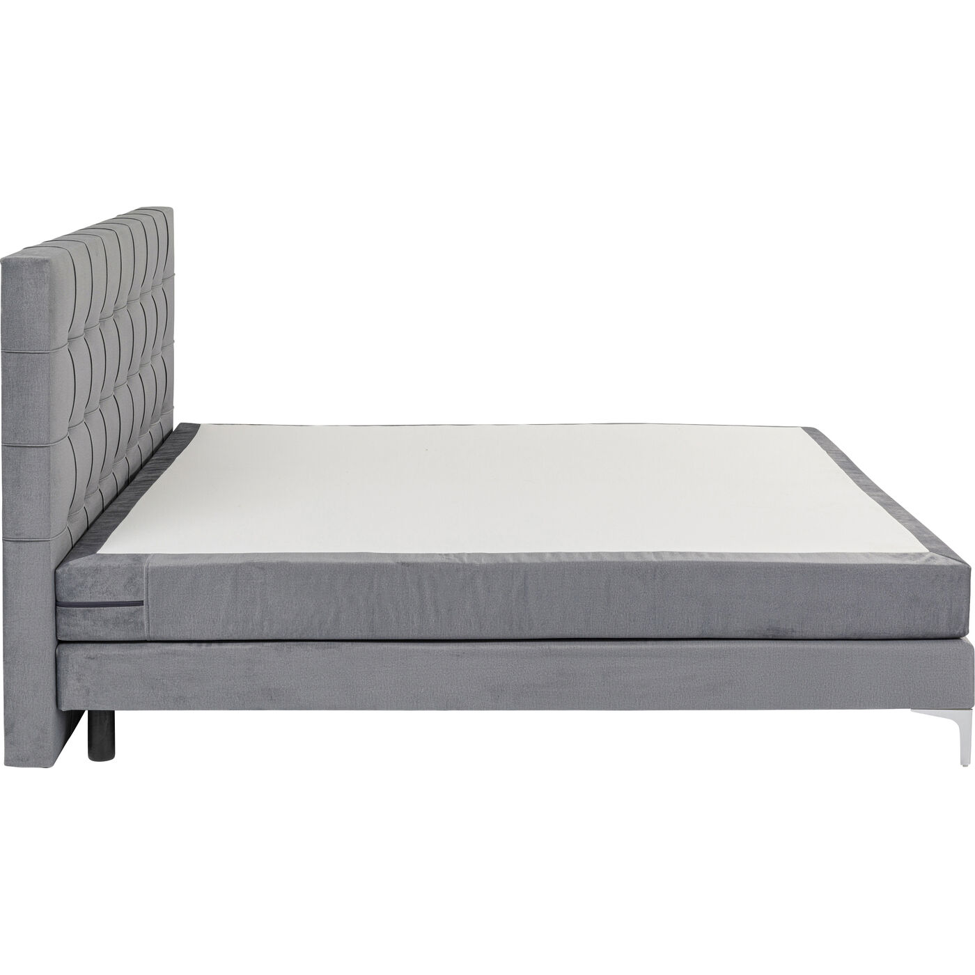 Кровать Boxspring с пружинным матрасом Benito Star Grey 180x200 см