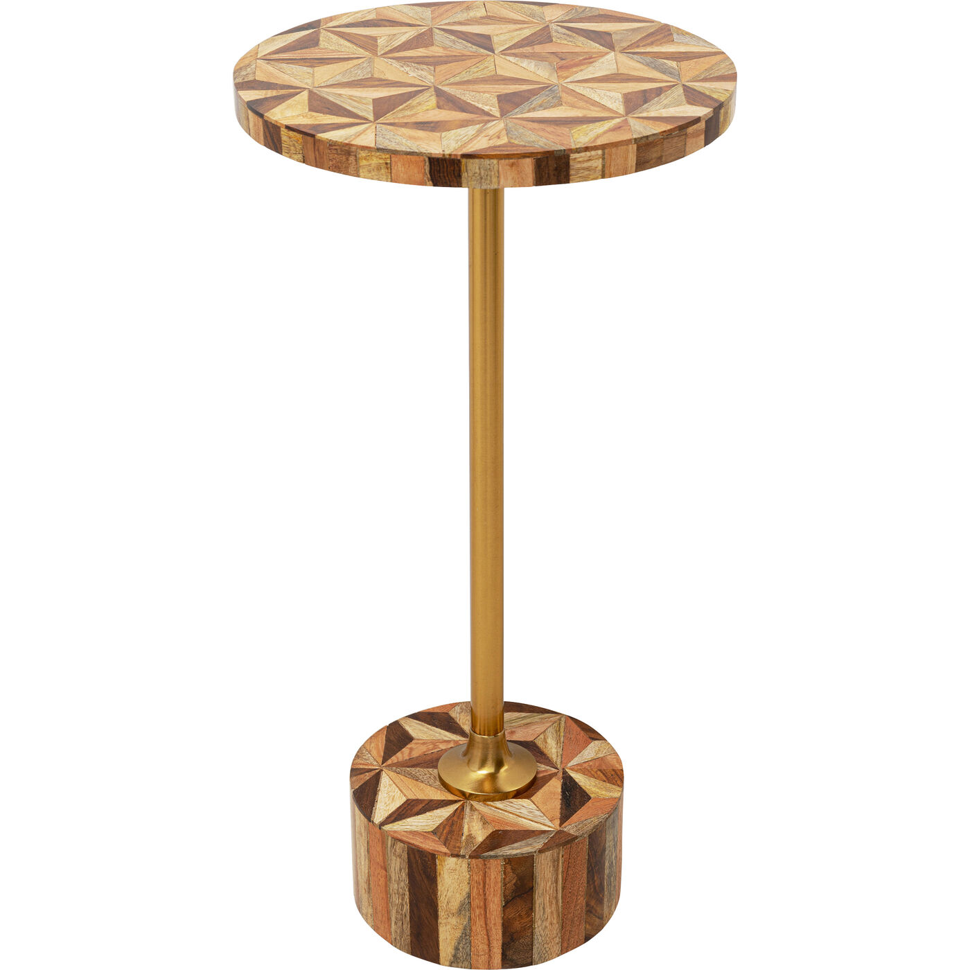 Стол приставной Domero Geo Brass Ø25 см