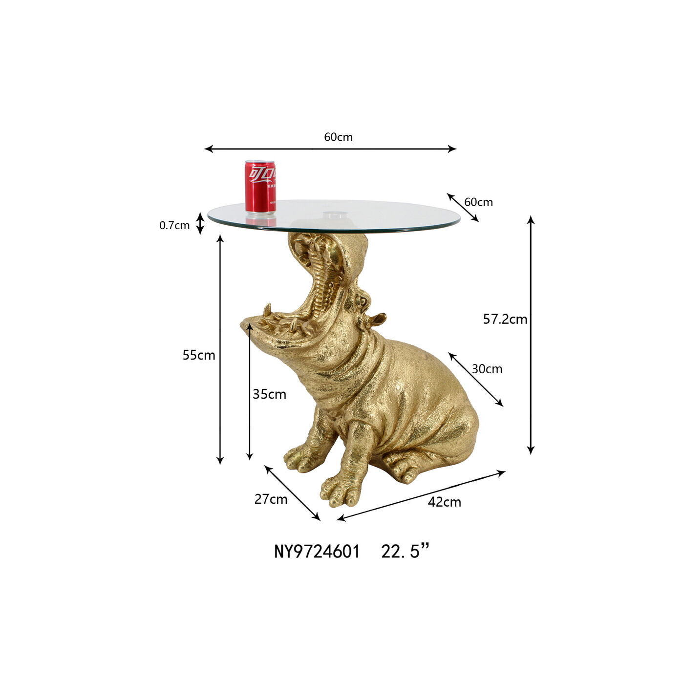 Стол приставной Sitting Rhino Ø48 см
