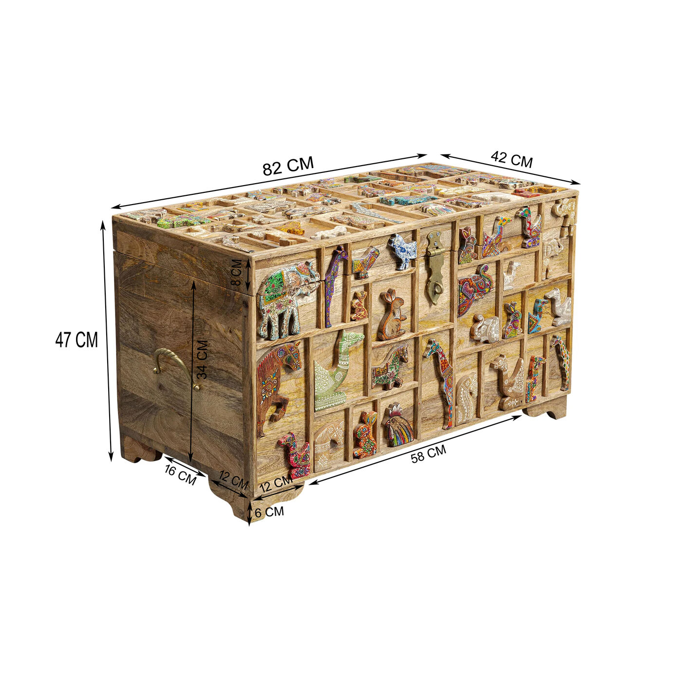 Сундук Zoo 81x47 см